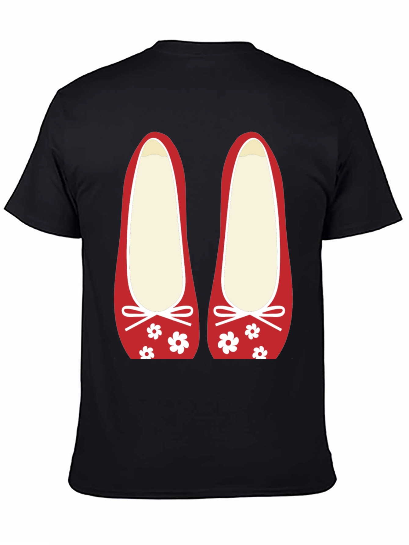 Ballet Flat Graphic Tee - Cute Casual Top