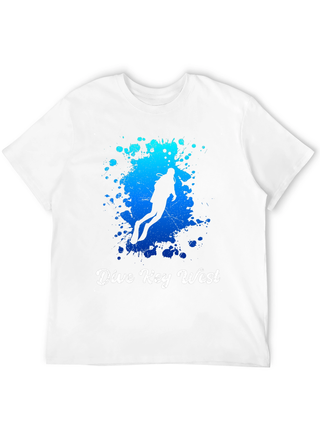 Dive Key West T-Shirt - Scuba Diver Graphic