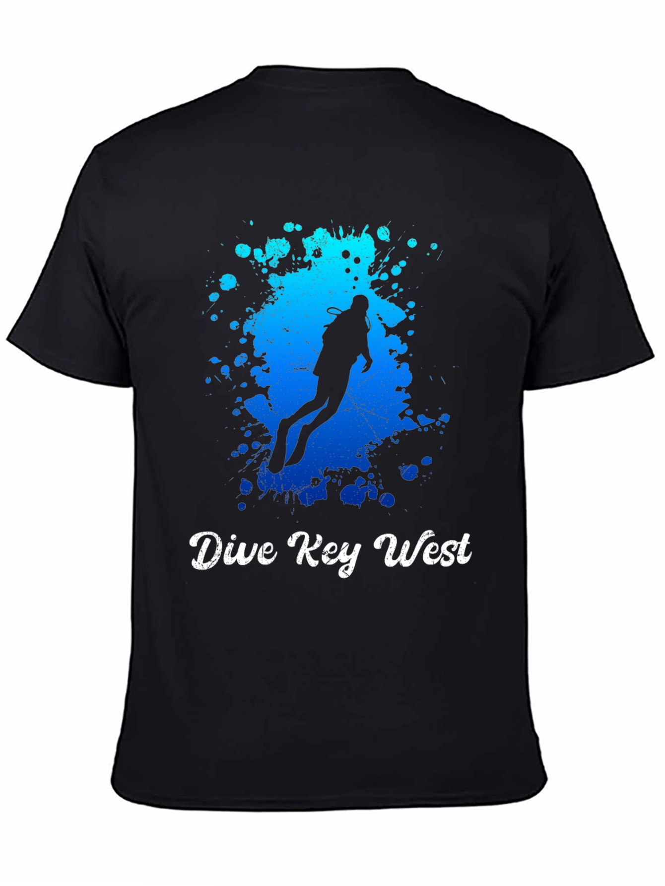 Dive Key West T-Shirt - Scuba Diver Graphic