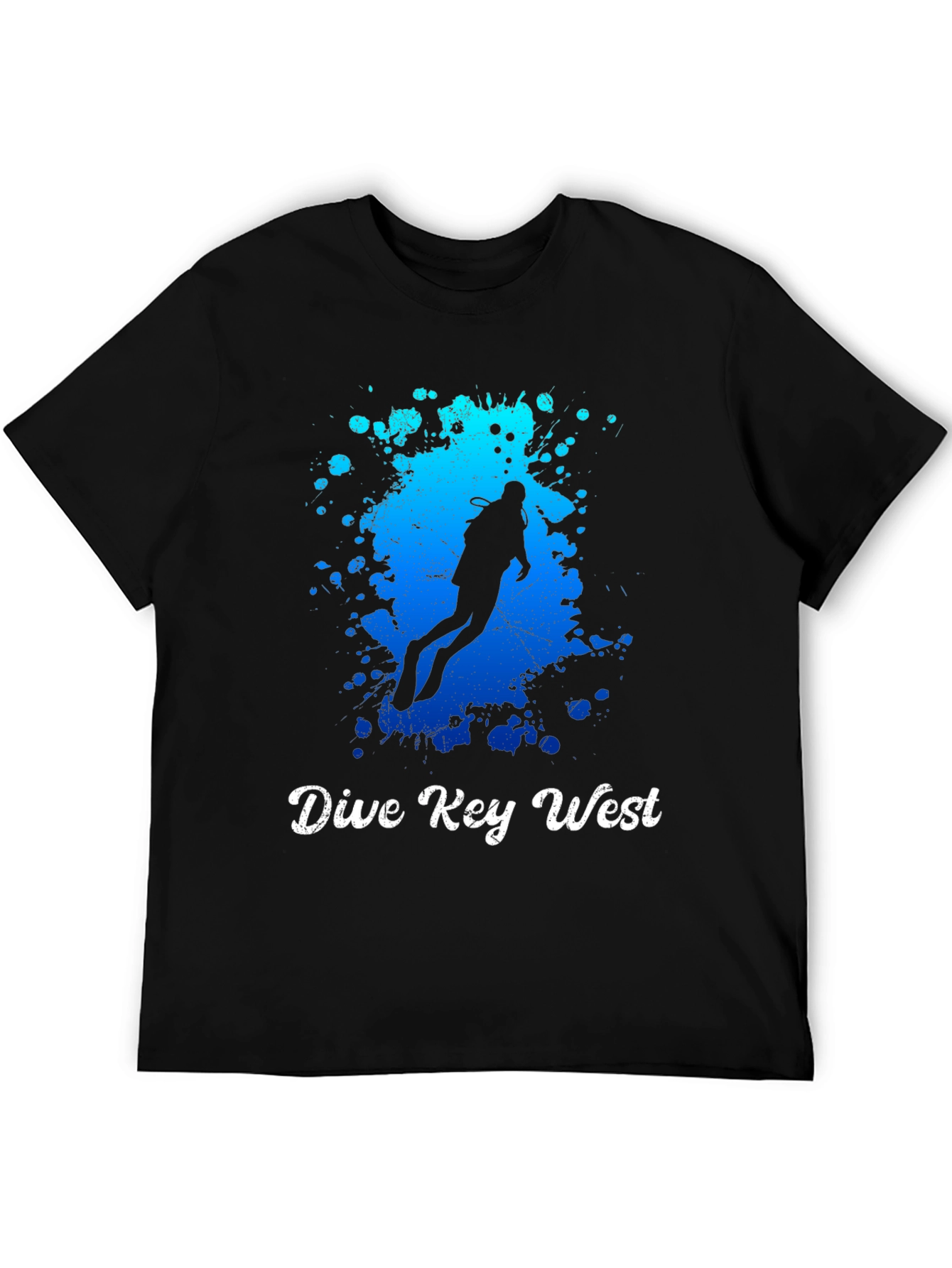 Dive Key West T-Shirt - Scuba Diver Graphic