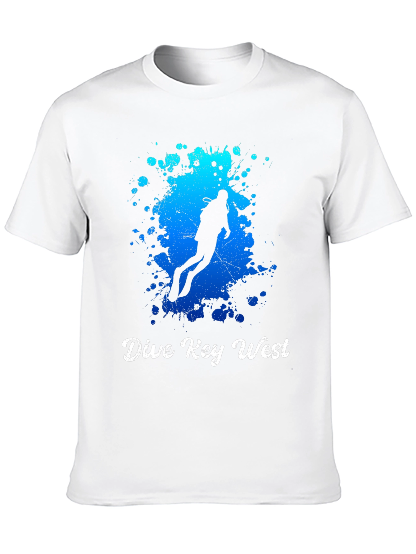 Dive Key West T-Shirt - Scuba Diver Graphic