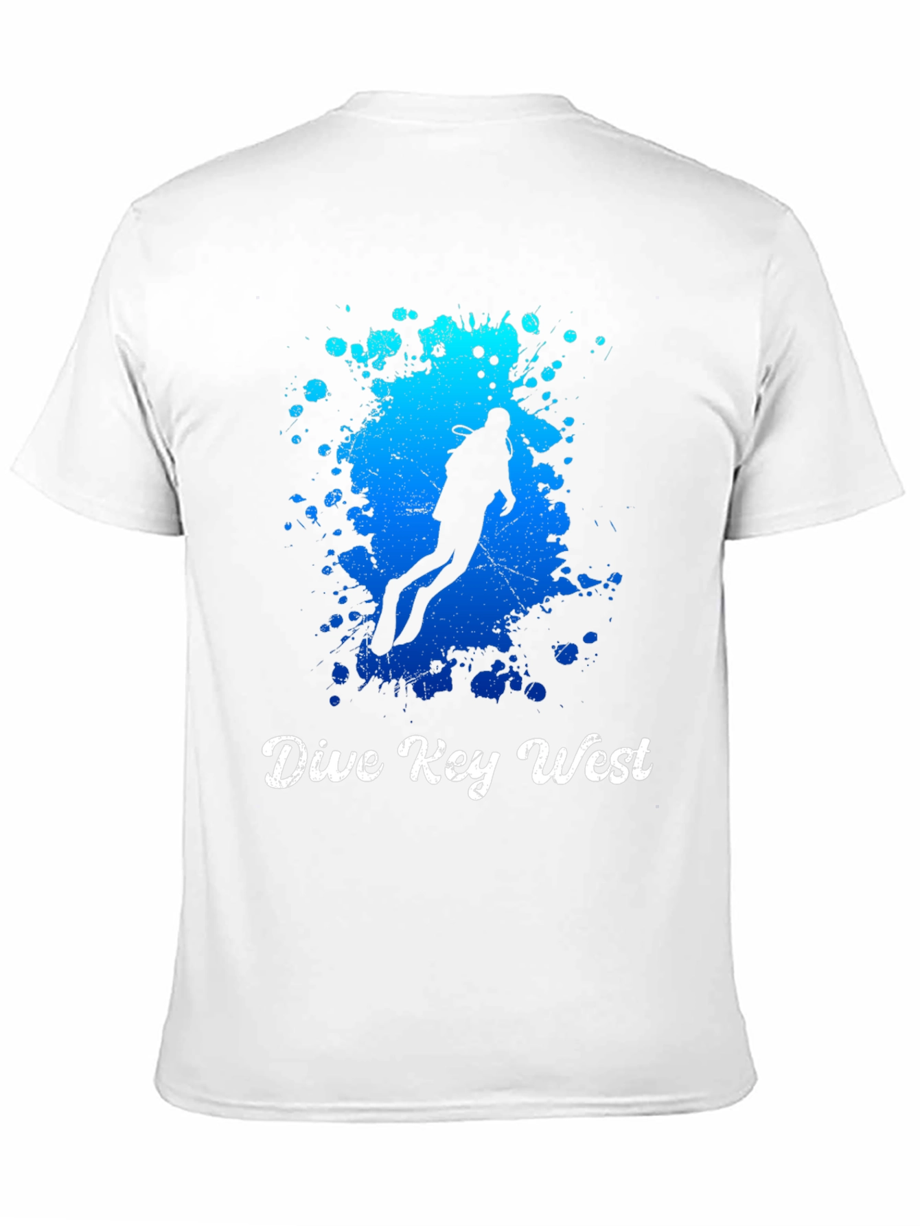 Dive Key West T-Shirt - Scuba Diver Graphic