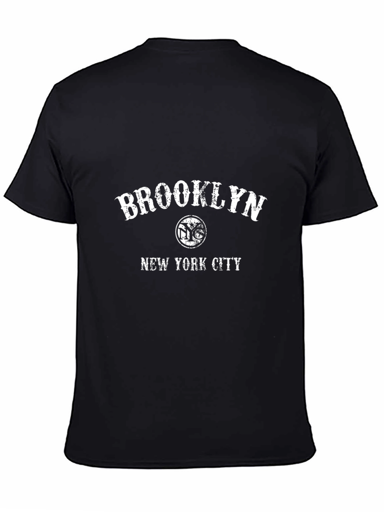 Brooklyn New York City Mens Black T-Shirt