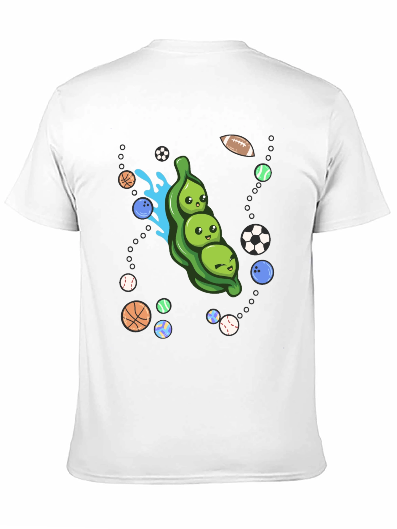 Funny Peas in a Pod Sports T-Shirt
