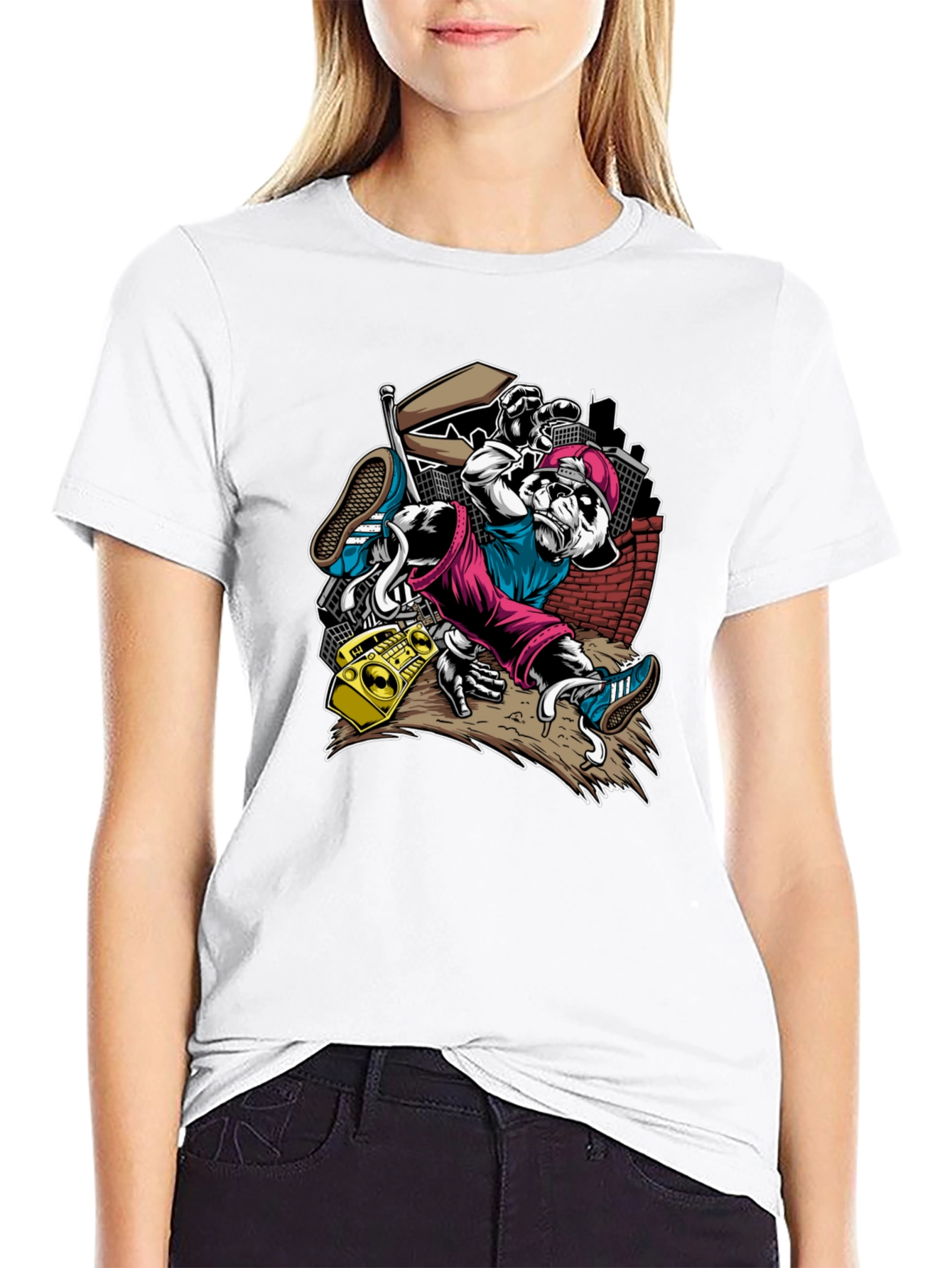 Cool Panda Hip Hop T-Shirt