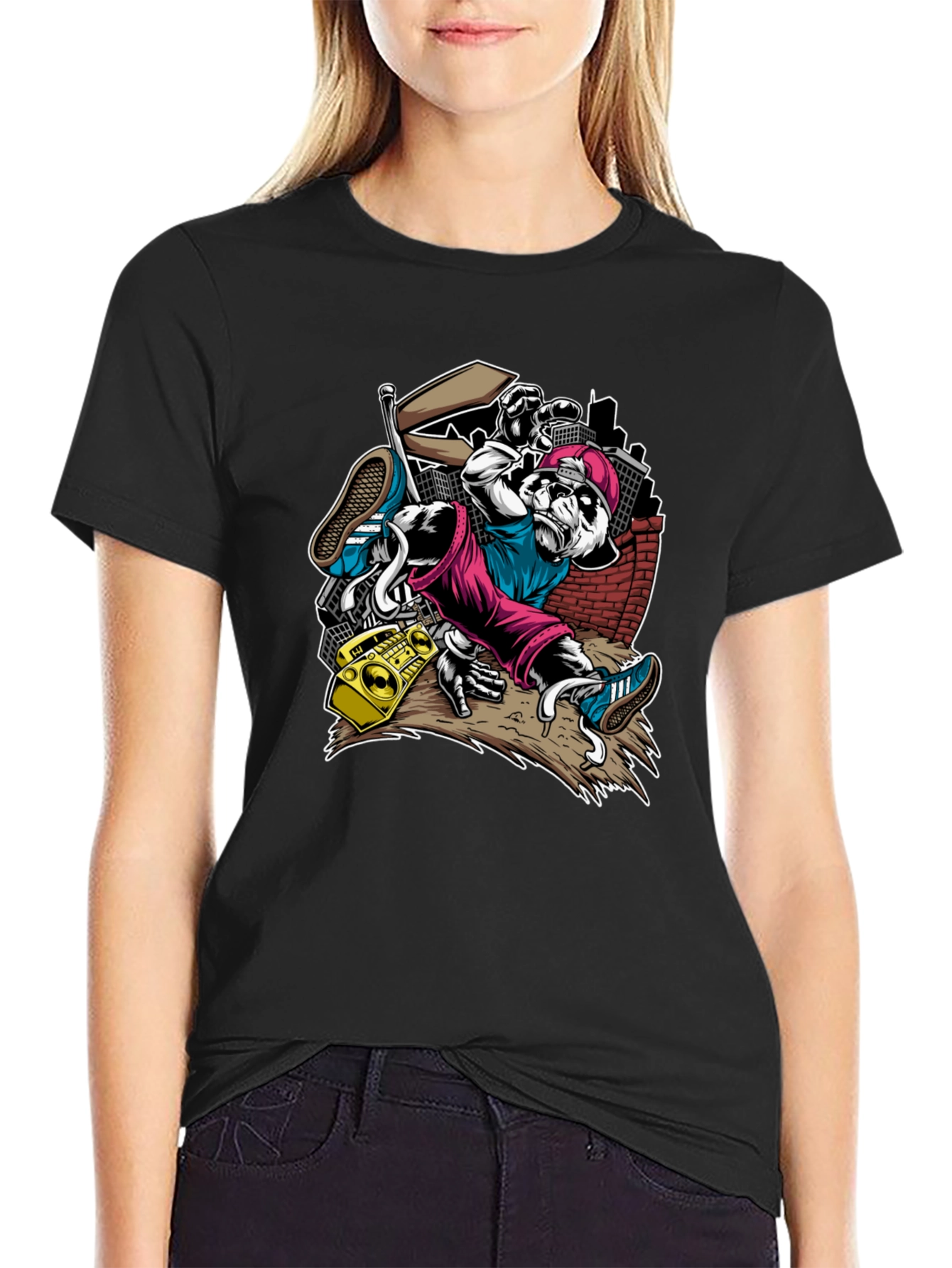 Cool Panda Hip Hop T-Shirt