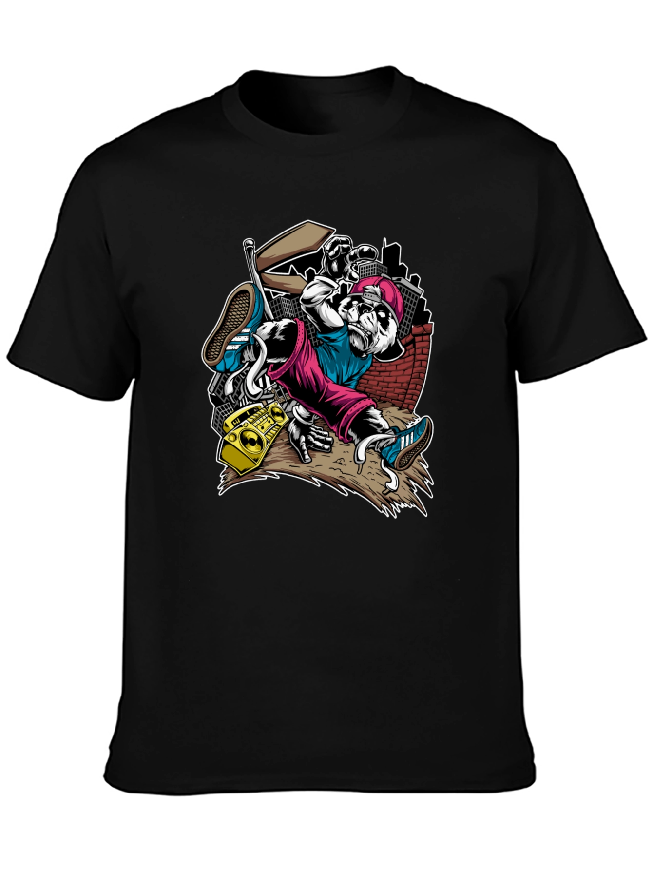 Cool Panda Hip Hop T-Shirt