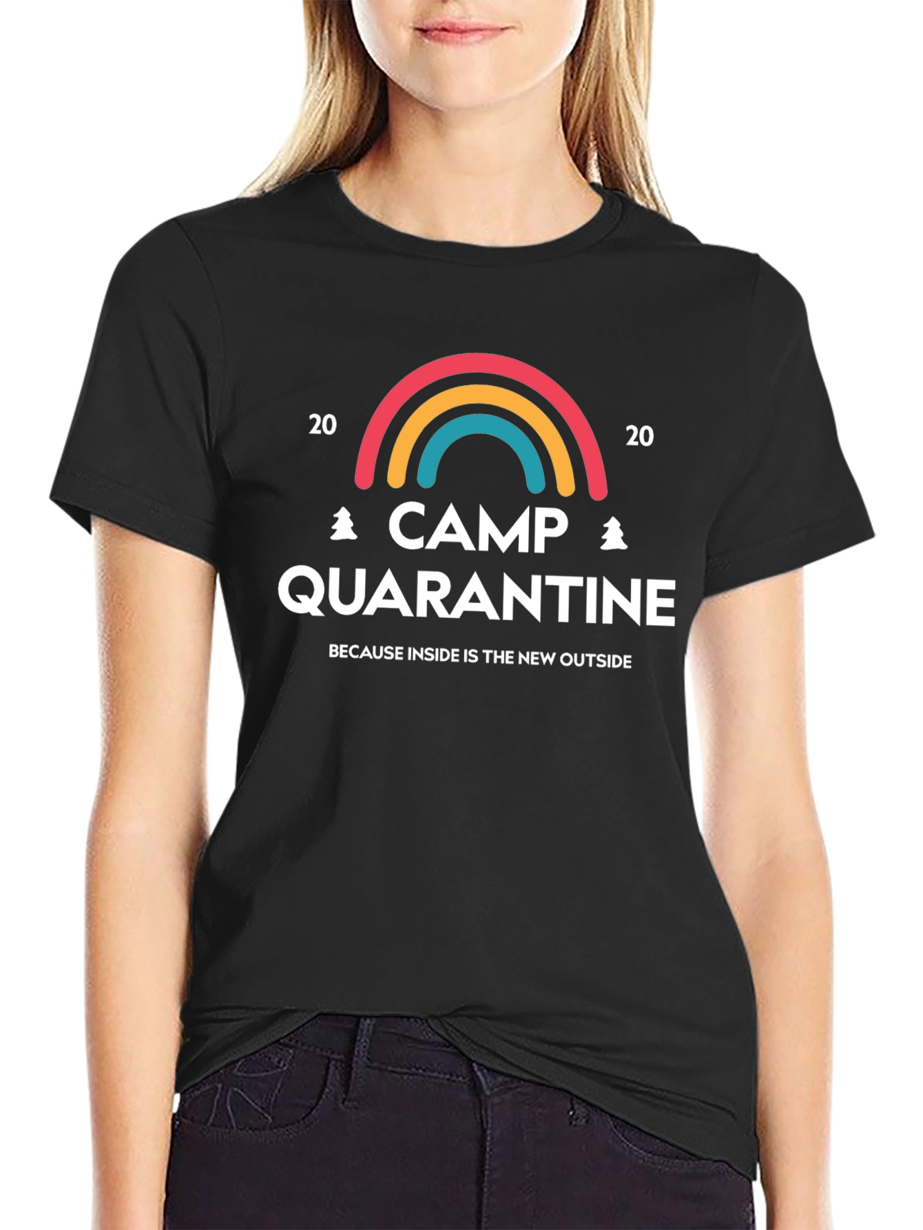 Camp Quarantine T-Shirt: Inside is the New Outside