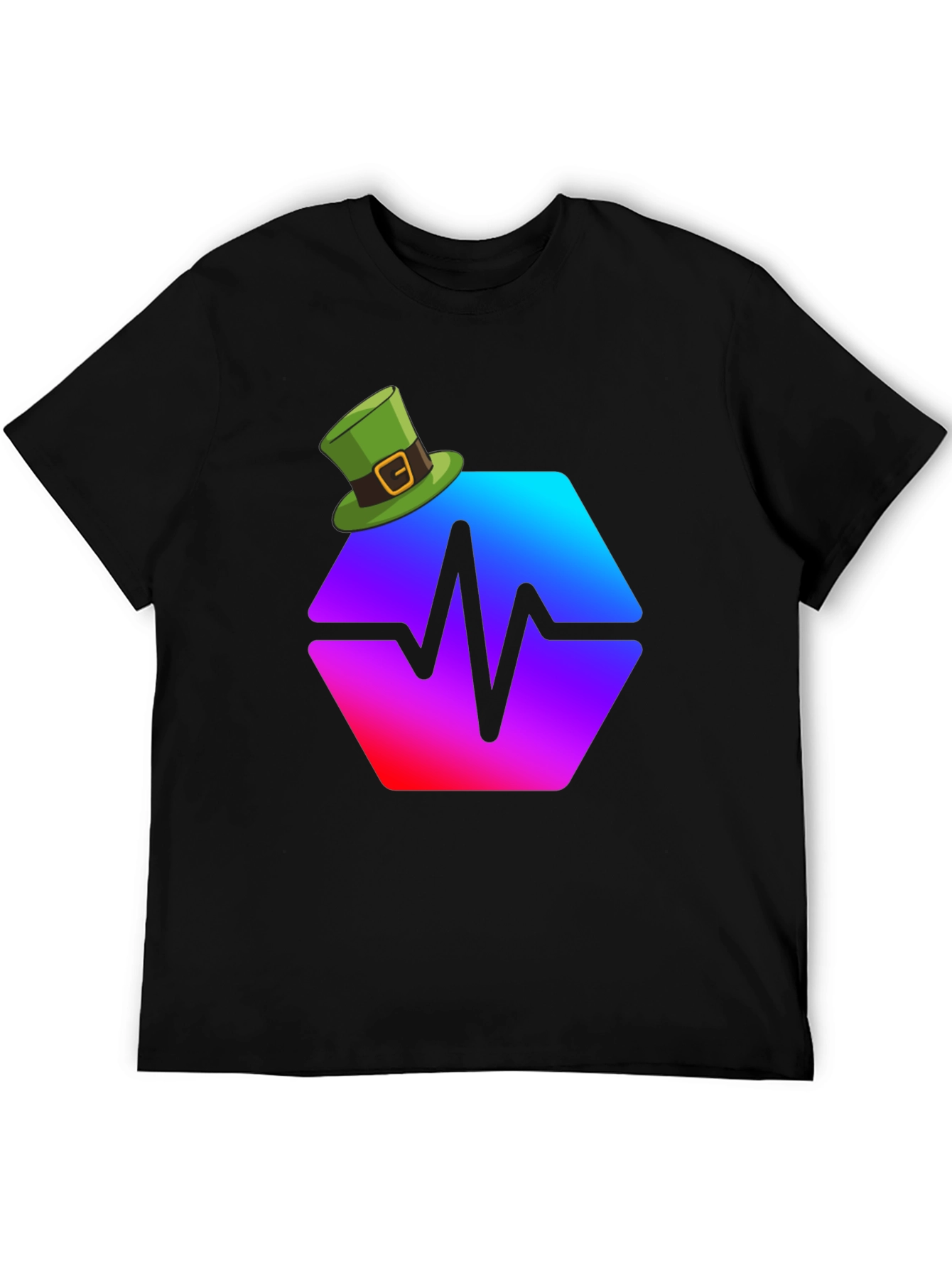 St. Patricks Day Pulse Hex T-Shirt