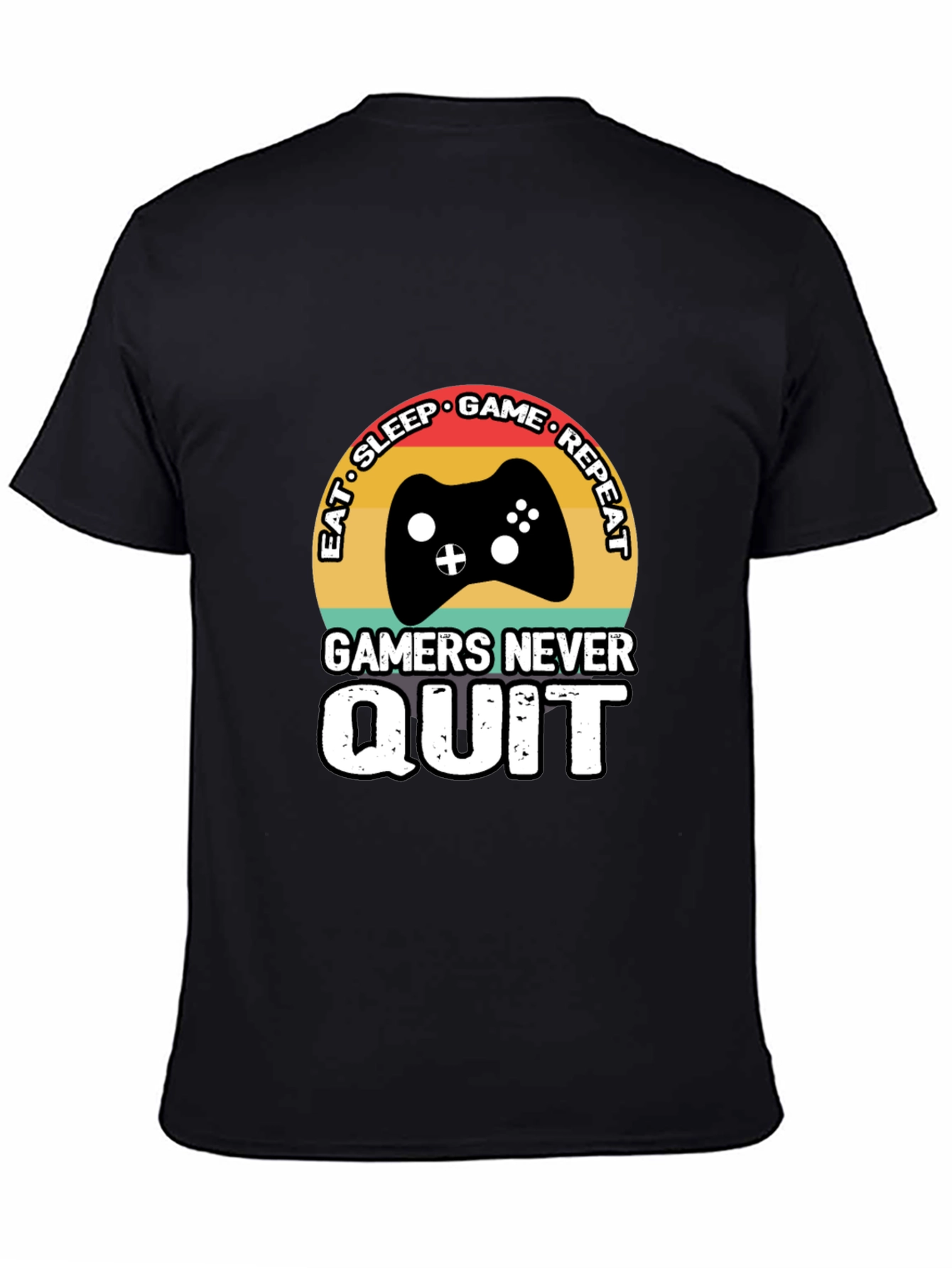 Eat Sleep Game Repeat Mens T-Shirt