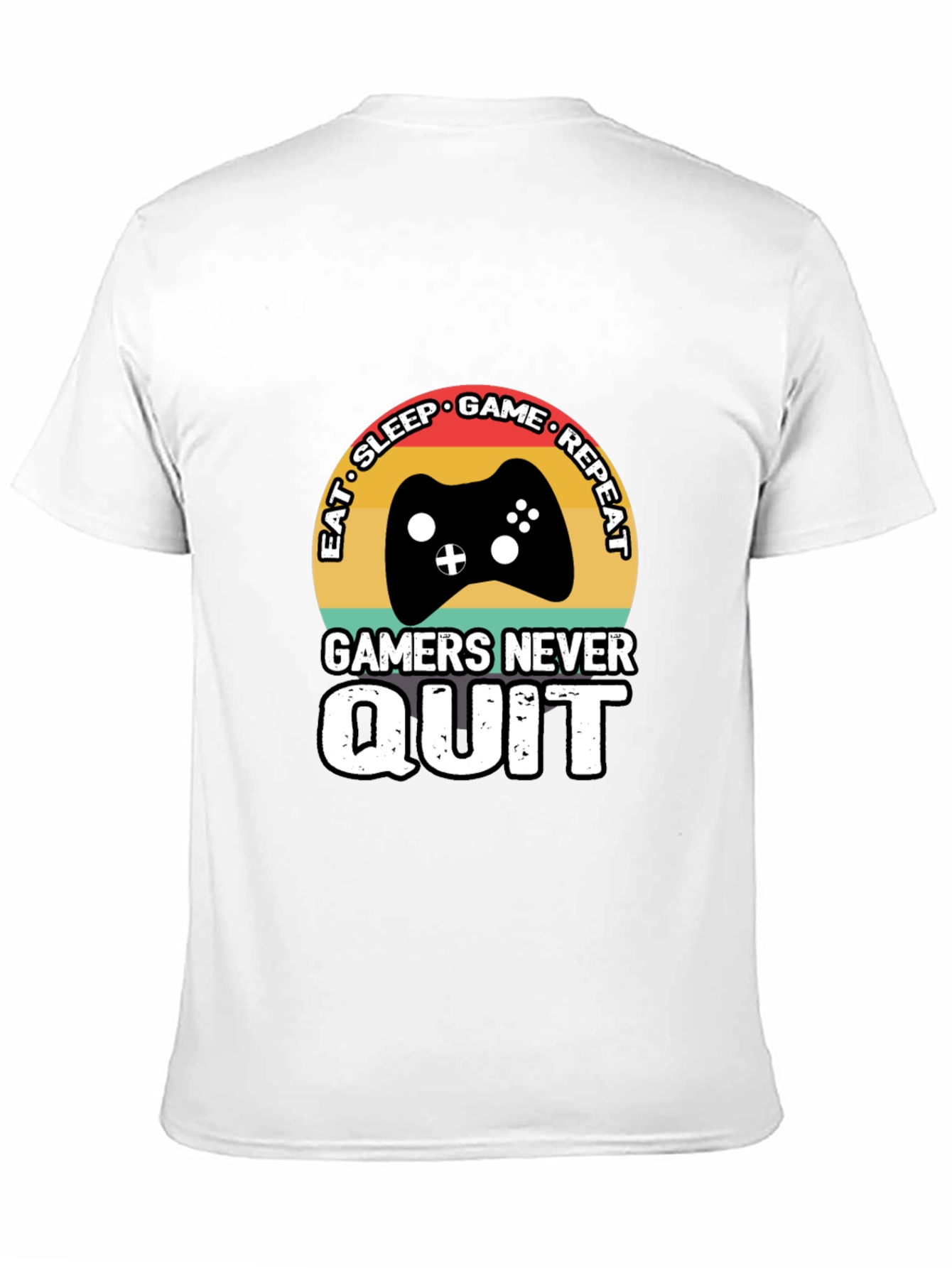 Eat Sleep Game Repeat Mens T-Shirt