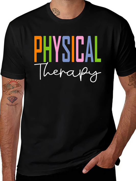 Physical Therapy T-Shirt Therapist Colorful Tee