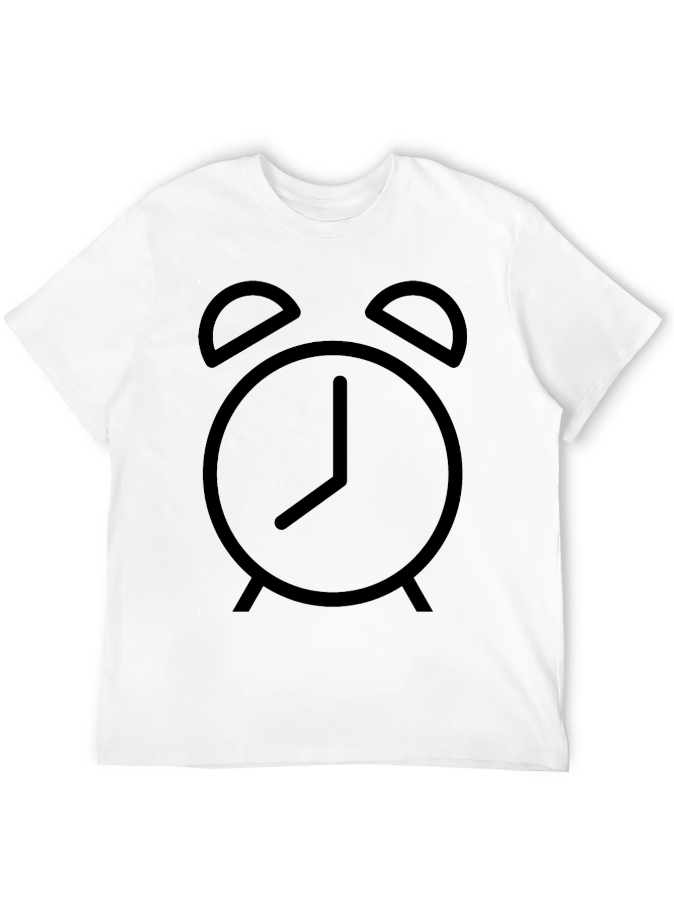 Alarm Clock Graphic Tee - Classic Black