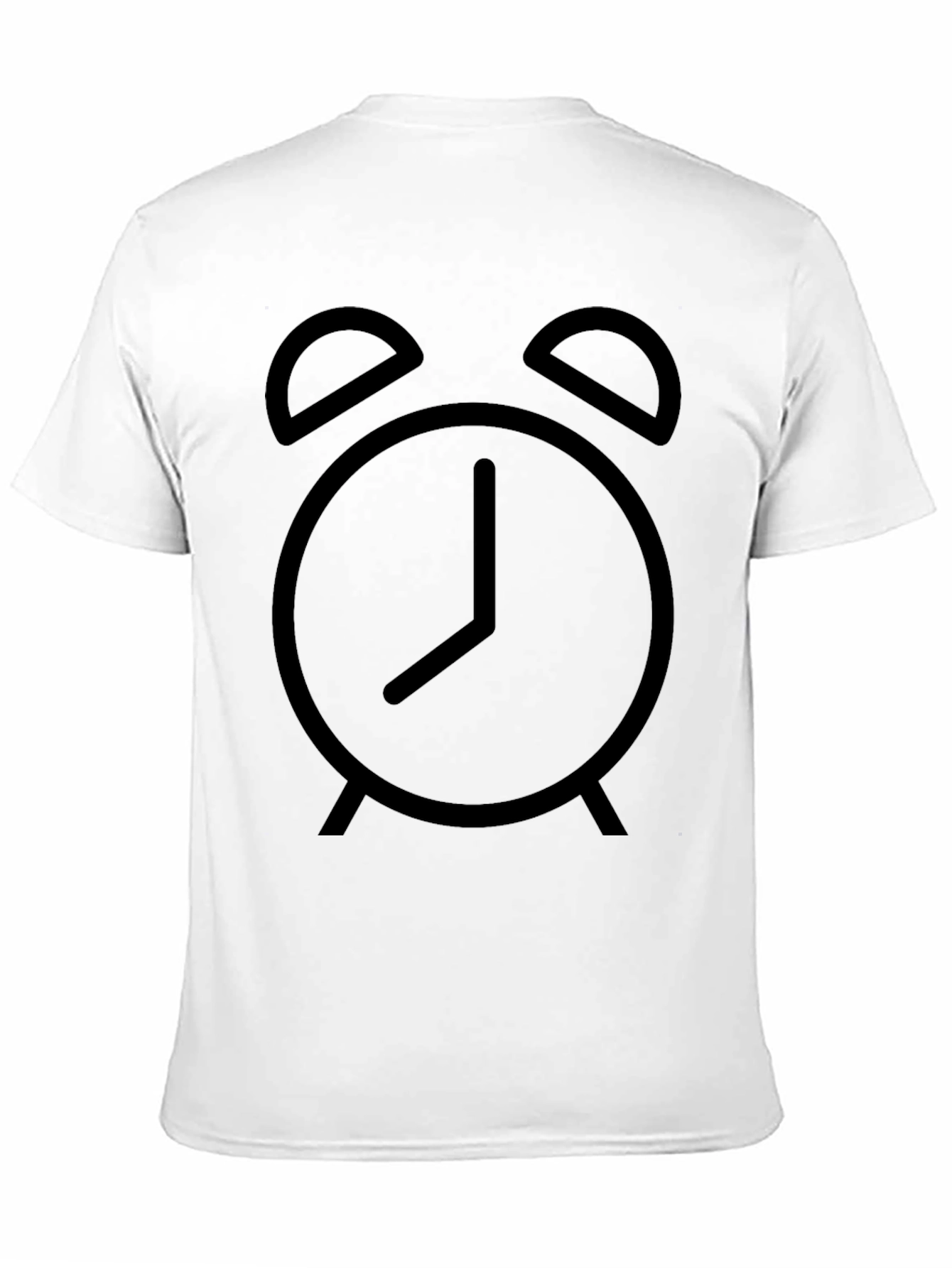Alarm Clock Graphic Tee - Classic Black