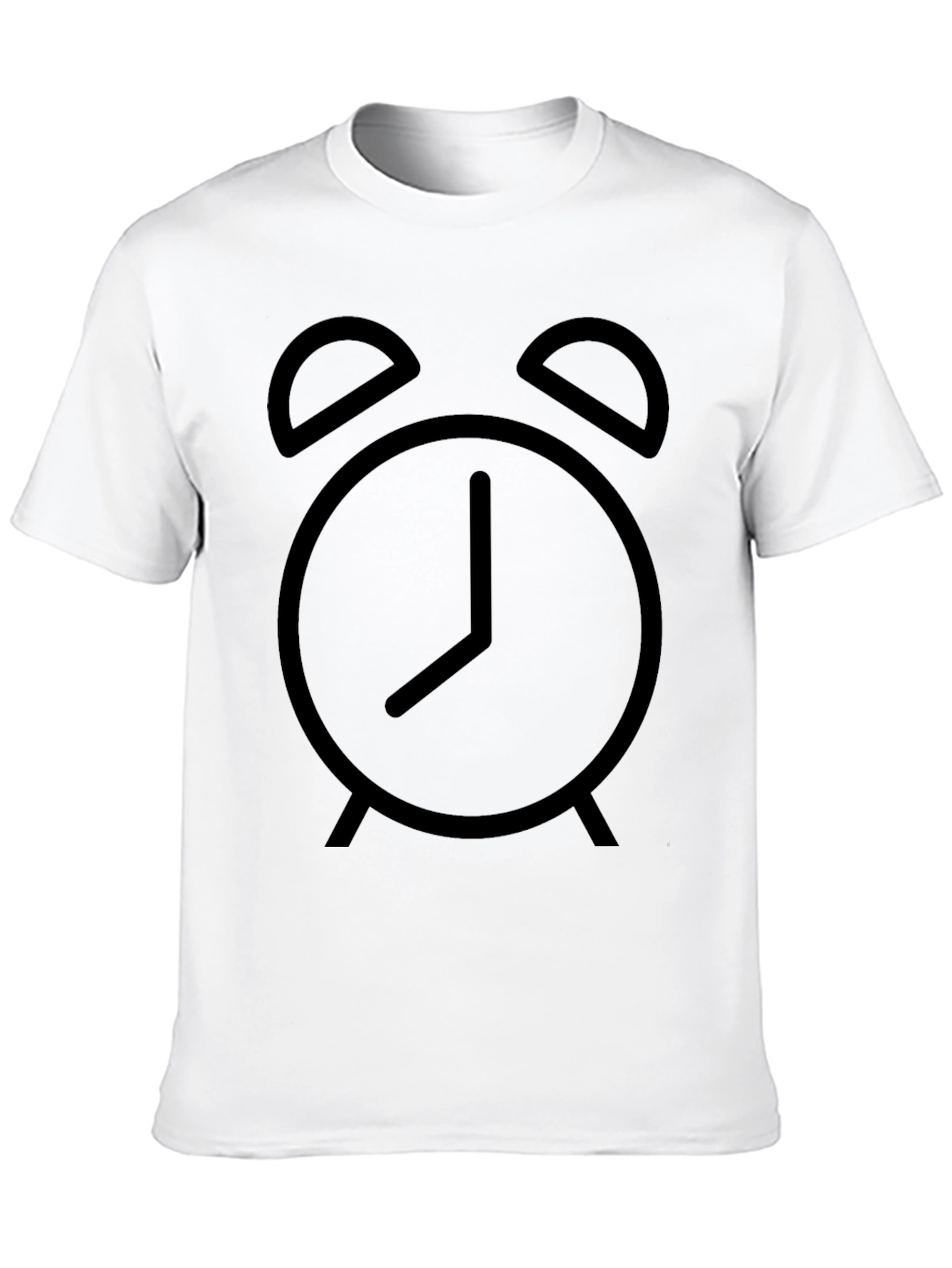 Alarm Clock Graphic Tee - Classic Black