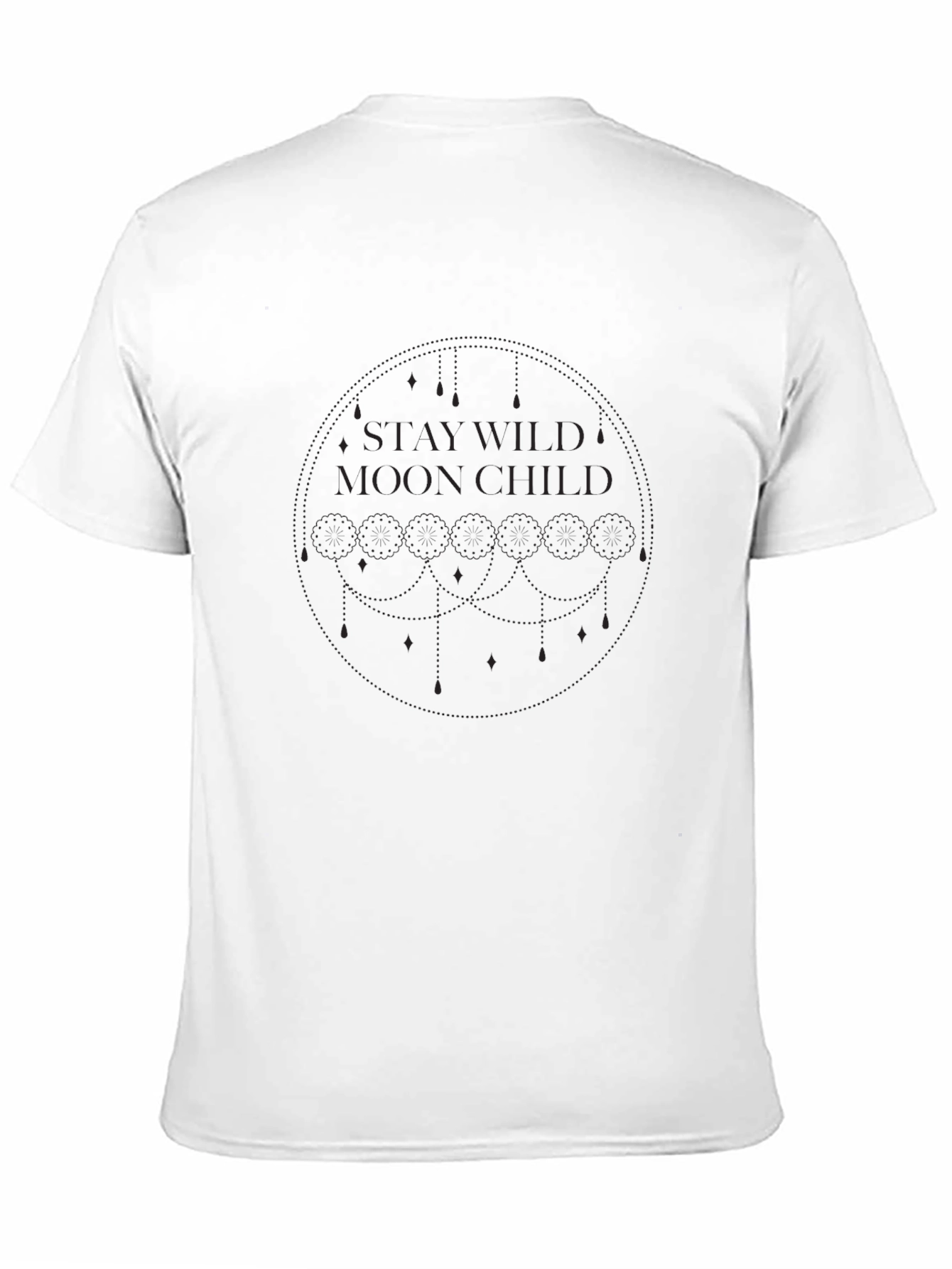 Stay Wild Moon Child Black T-Shirt