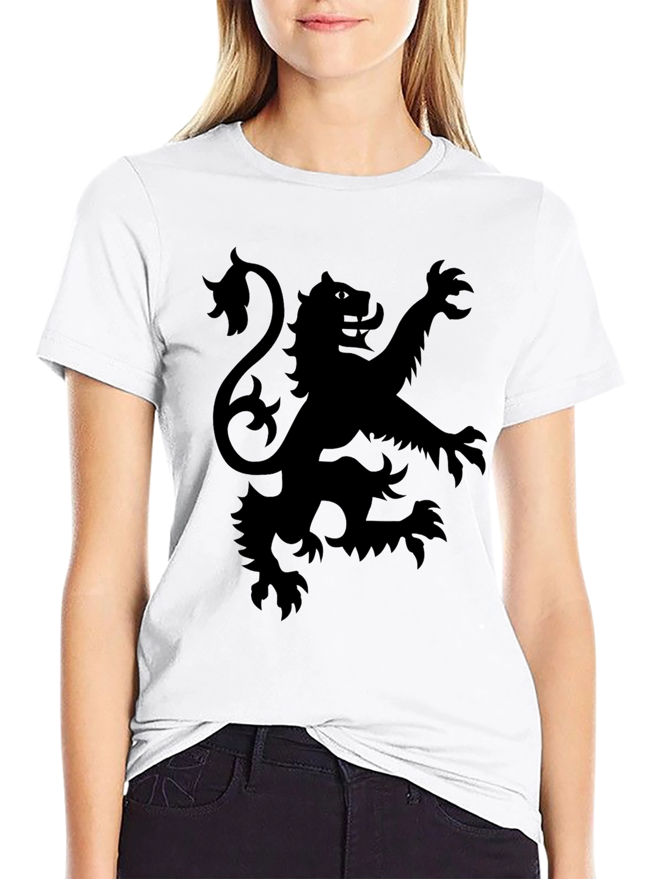 Lion Rampant Graphic Tee - Black