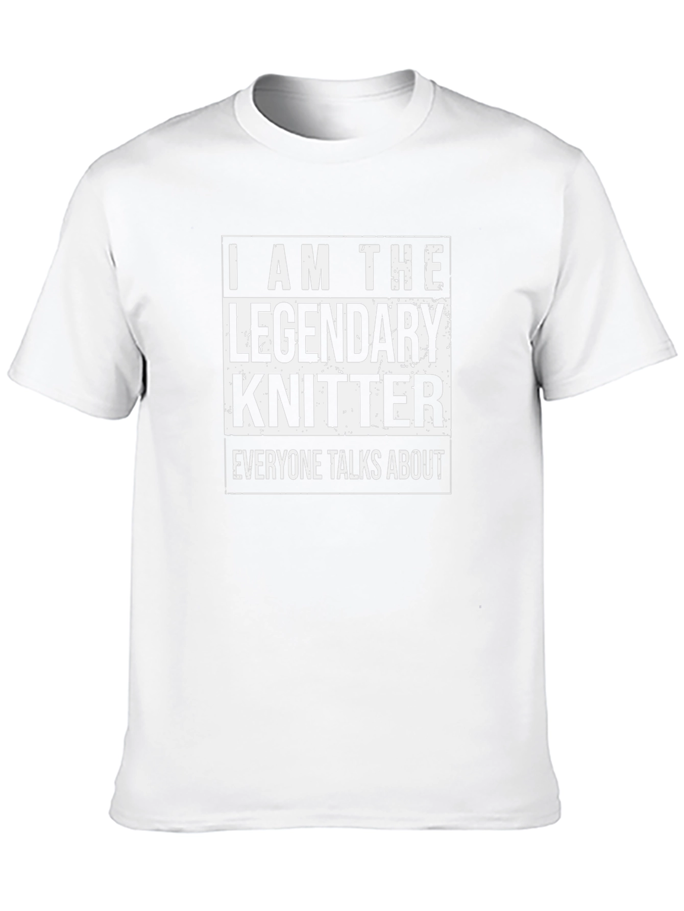 Legendary Knitter T-Shirt -  Knitting Fan Apparel