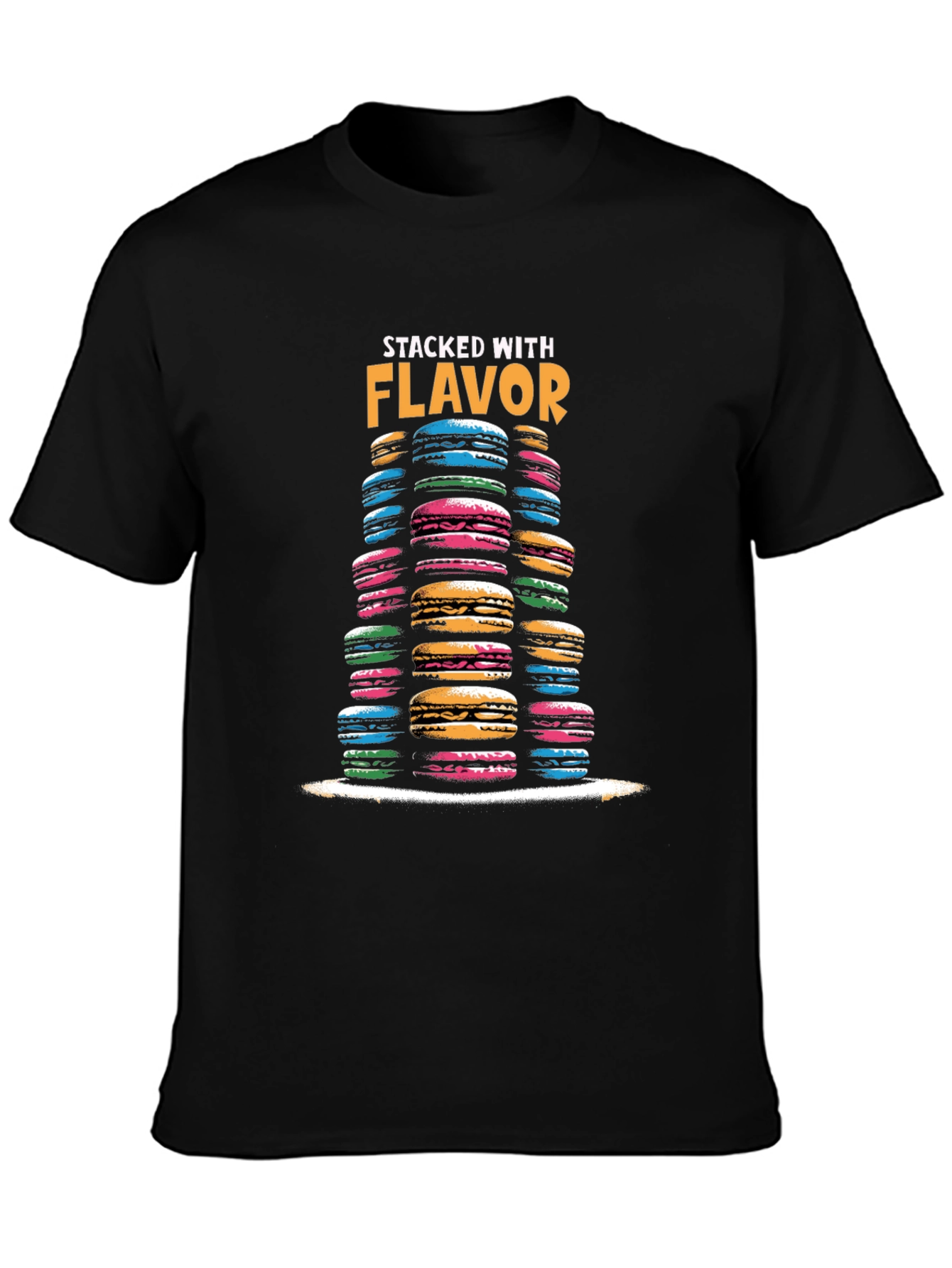 Macaron Stacked With Flavor T-Shirt