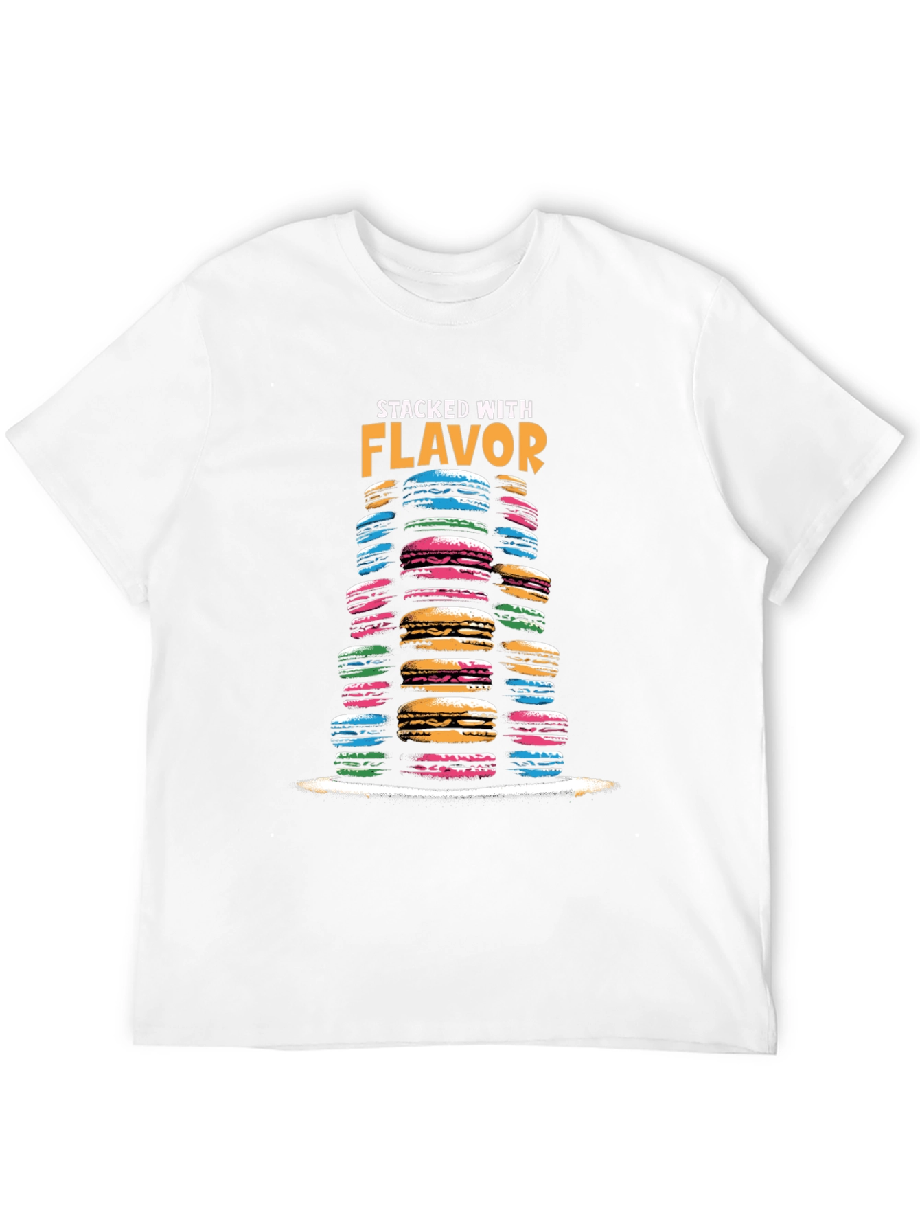 Macaron Stacked With Flavor T-Shirt