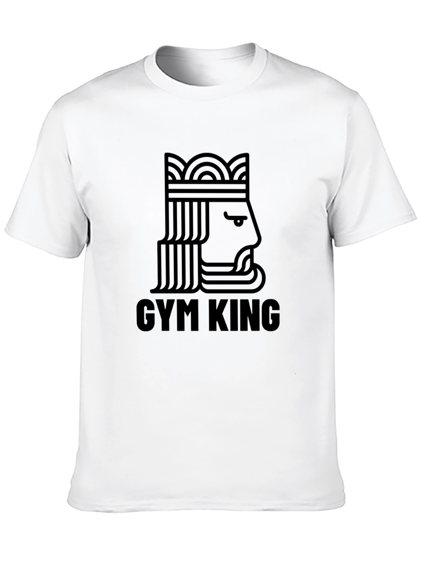 Gym King Graphic Tee - Black