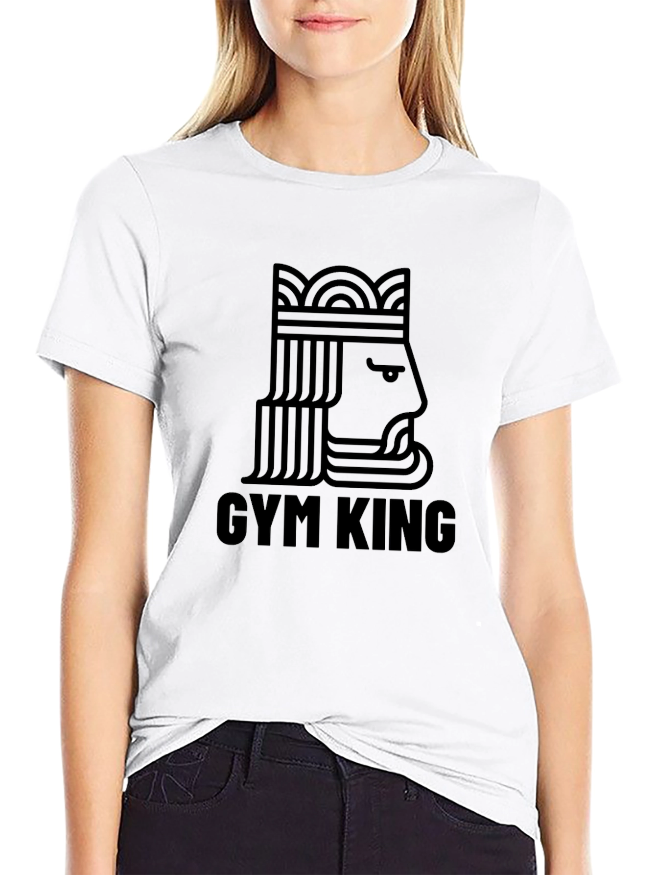 Gym King Graphic Tee - Black