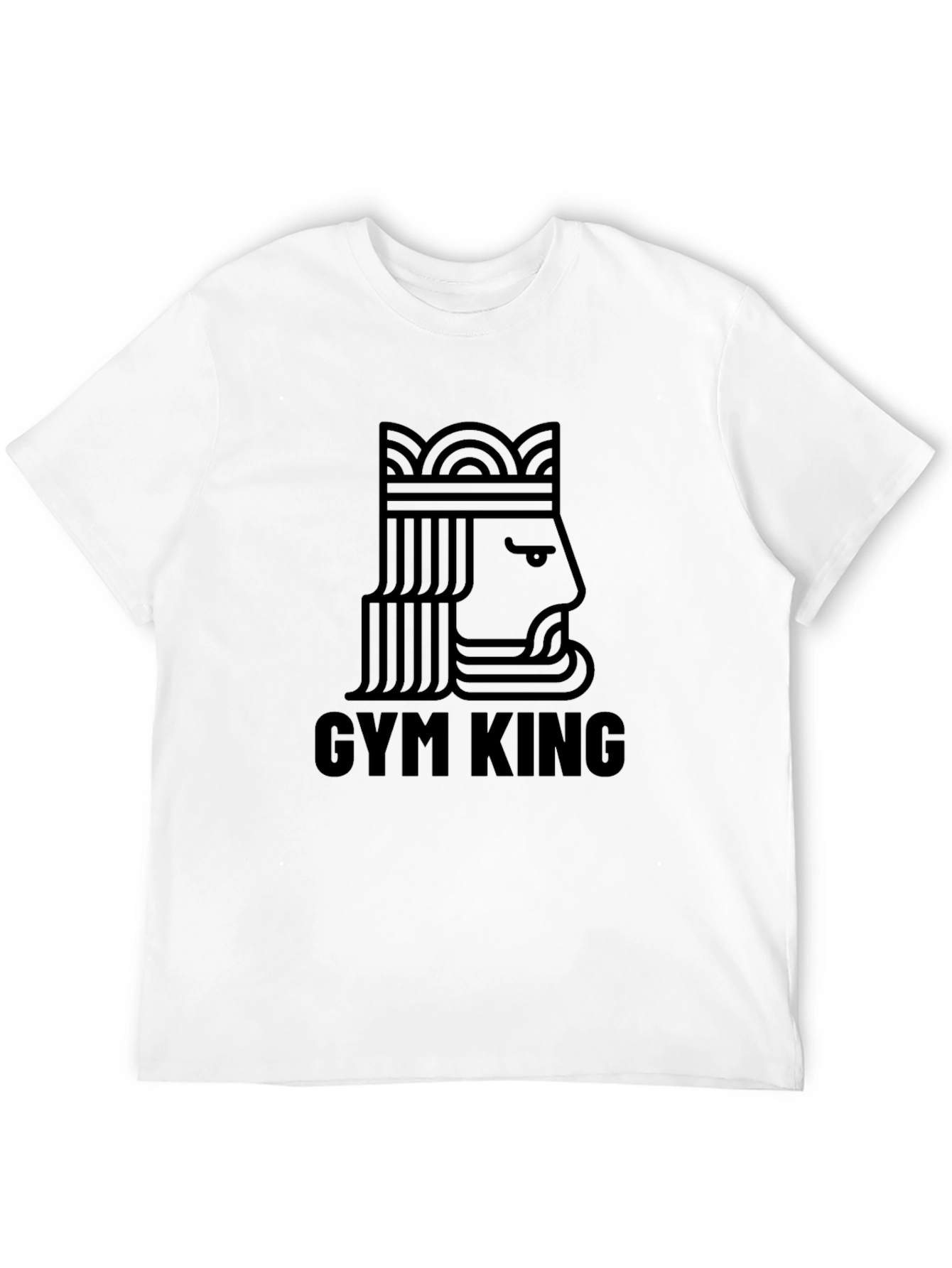Gym King Graphic Tee - Black
