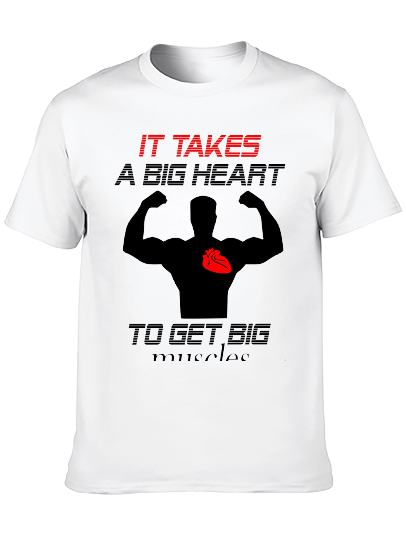 Big Heart Muscles Graphic Tee