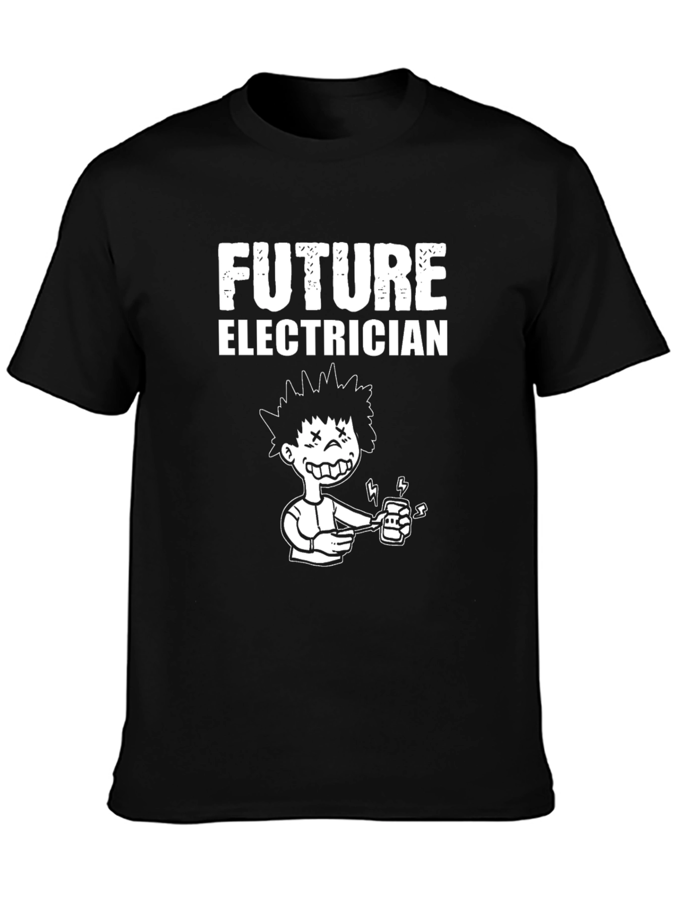 Future Electrician T-Shirt - Funny Cartoon Design
