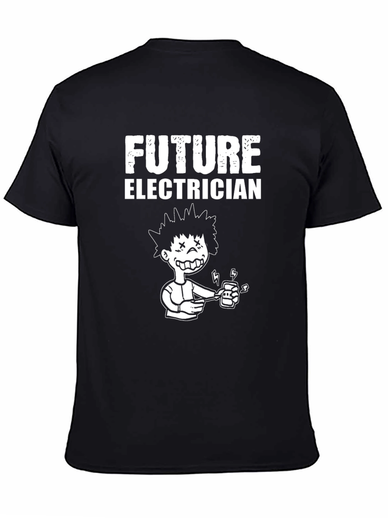 Future Electrician T-Shirt - Funny Cartoon Design