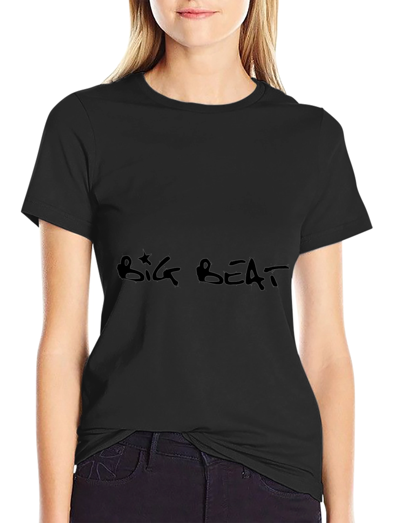 Big Beat Black Graphic Tee - Casual Comfort