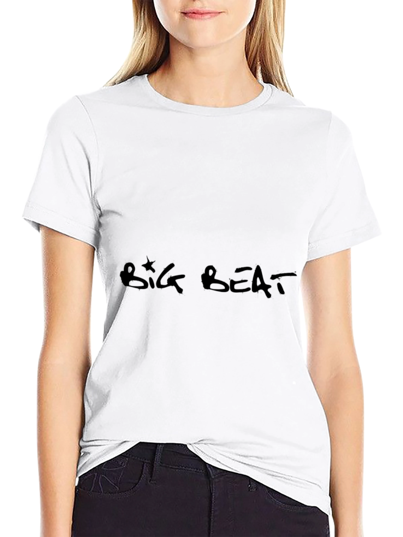 Big Beat Black Graphic Tee - Casual Comfort