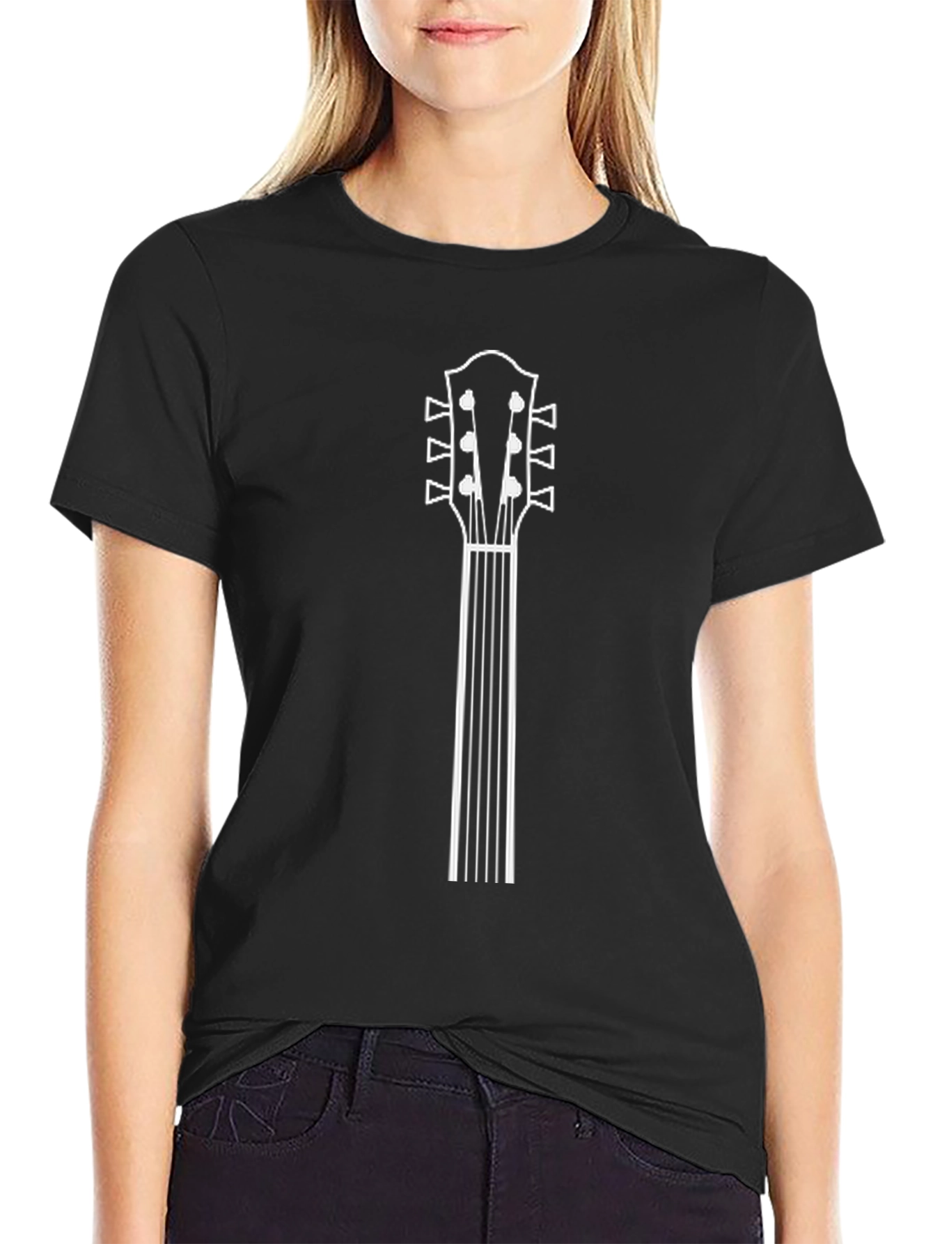 Guitar Neck Graphic T-Shirt - Music Lover Tee