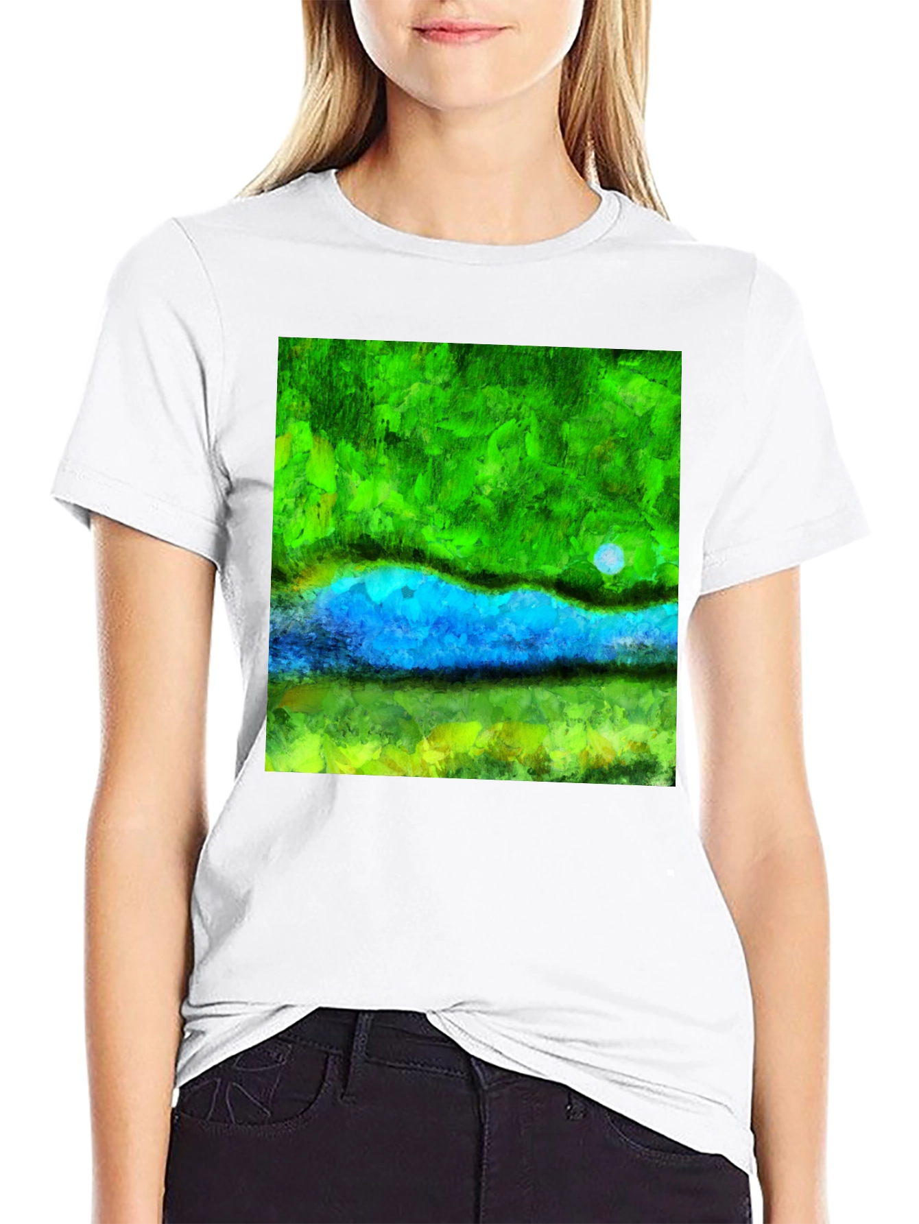 Impressionist Landscape Tee