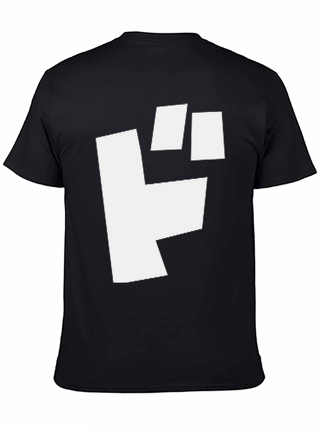 Bold Graphic Tee - White Symbol on Black
