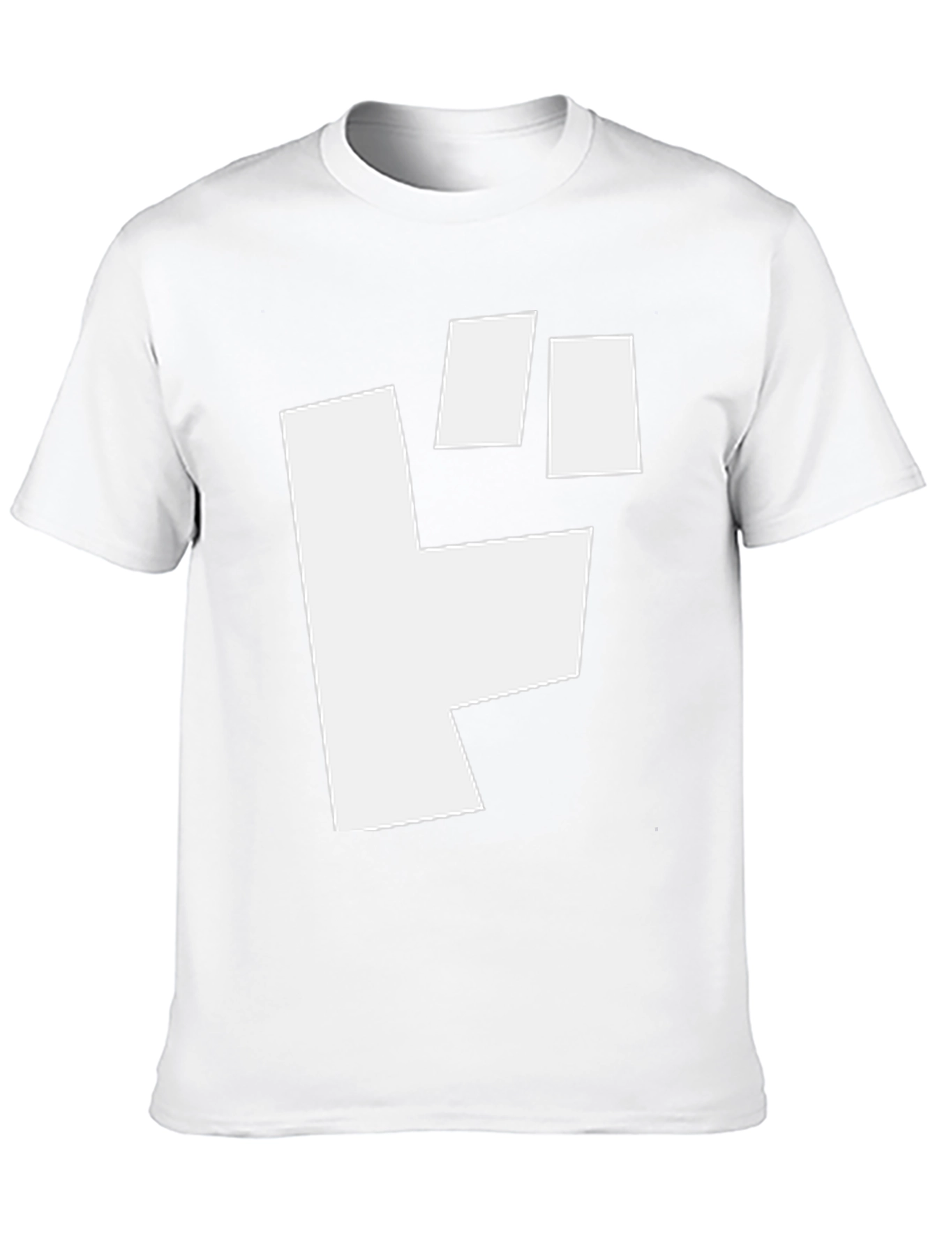 Bold Graphic Tee - White Symbol on Black