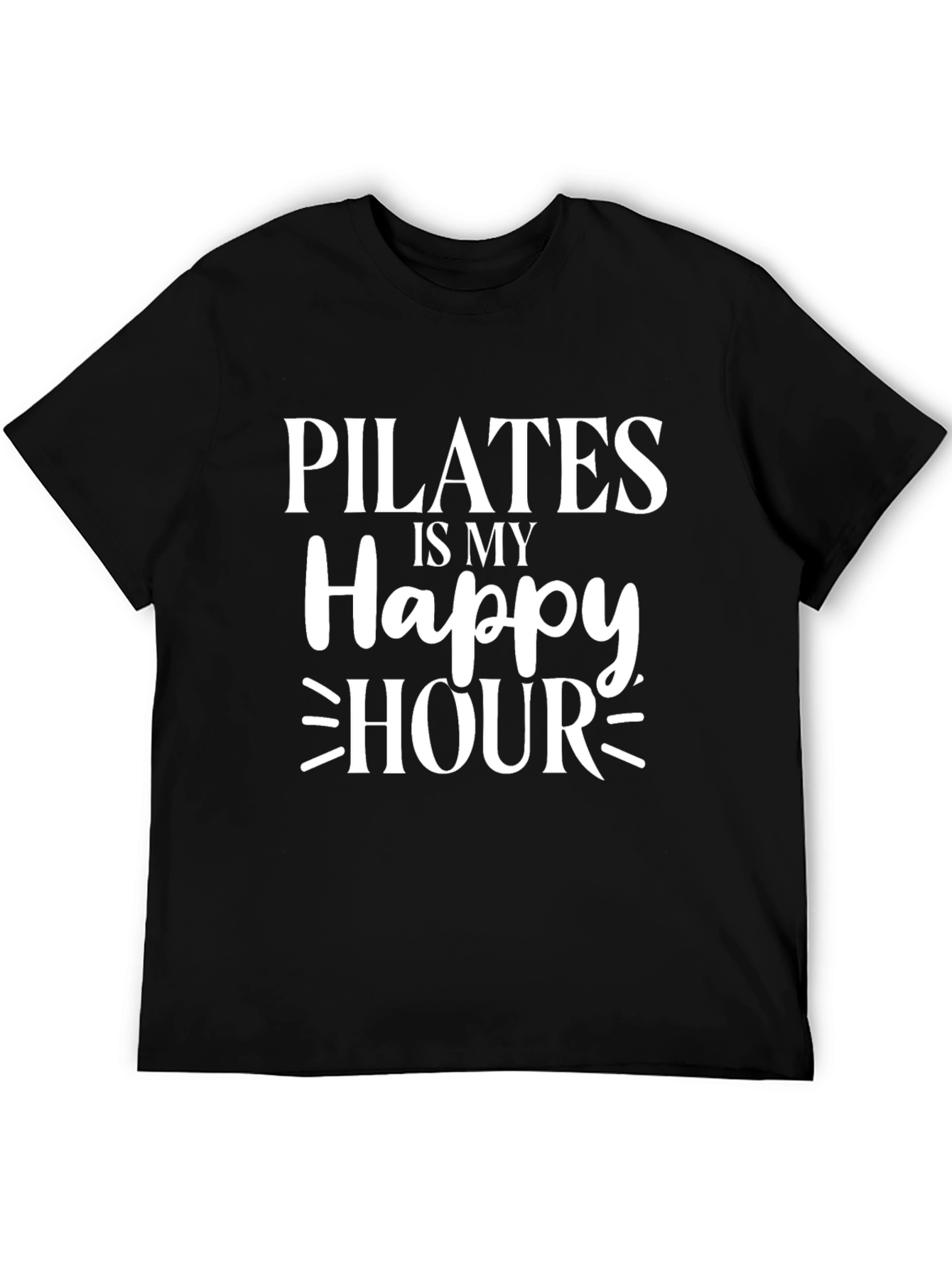 Pilates is My Happy Hour Graphic T-Shirt