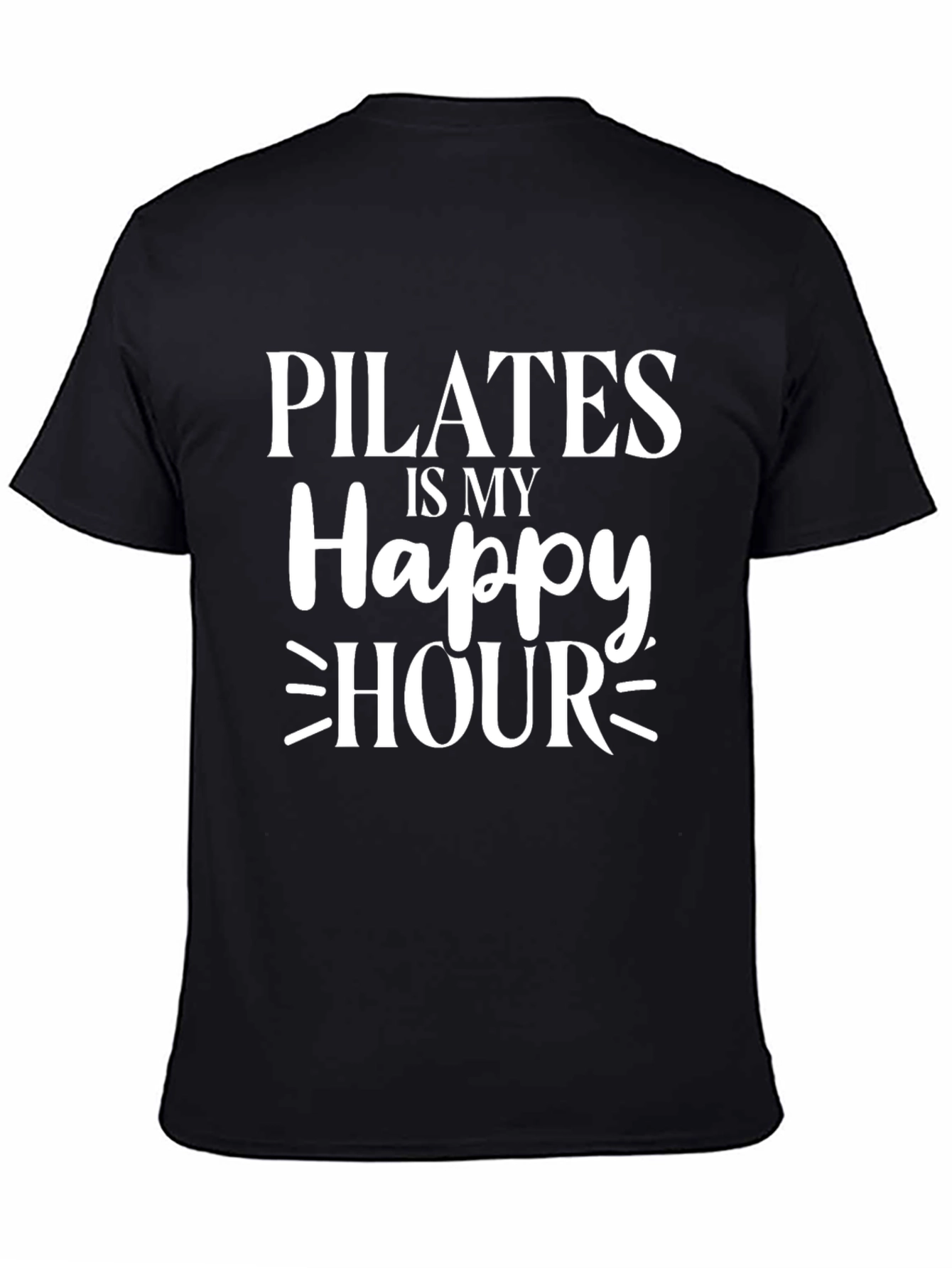 Pilates is My Happy Hour Graphic T-Shirt