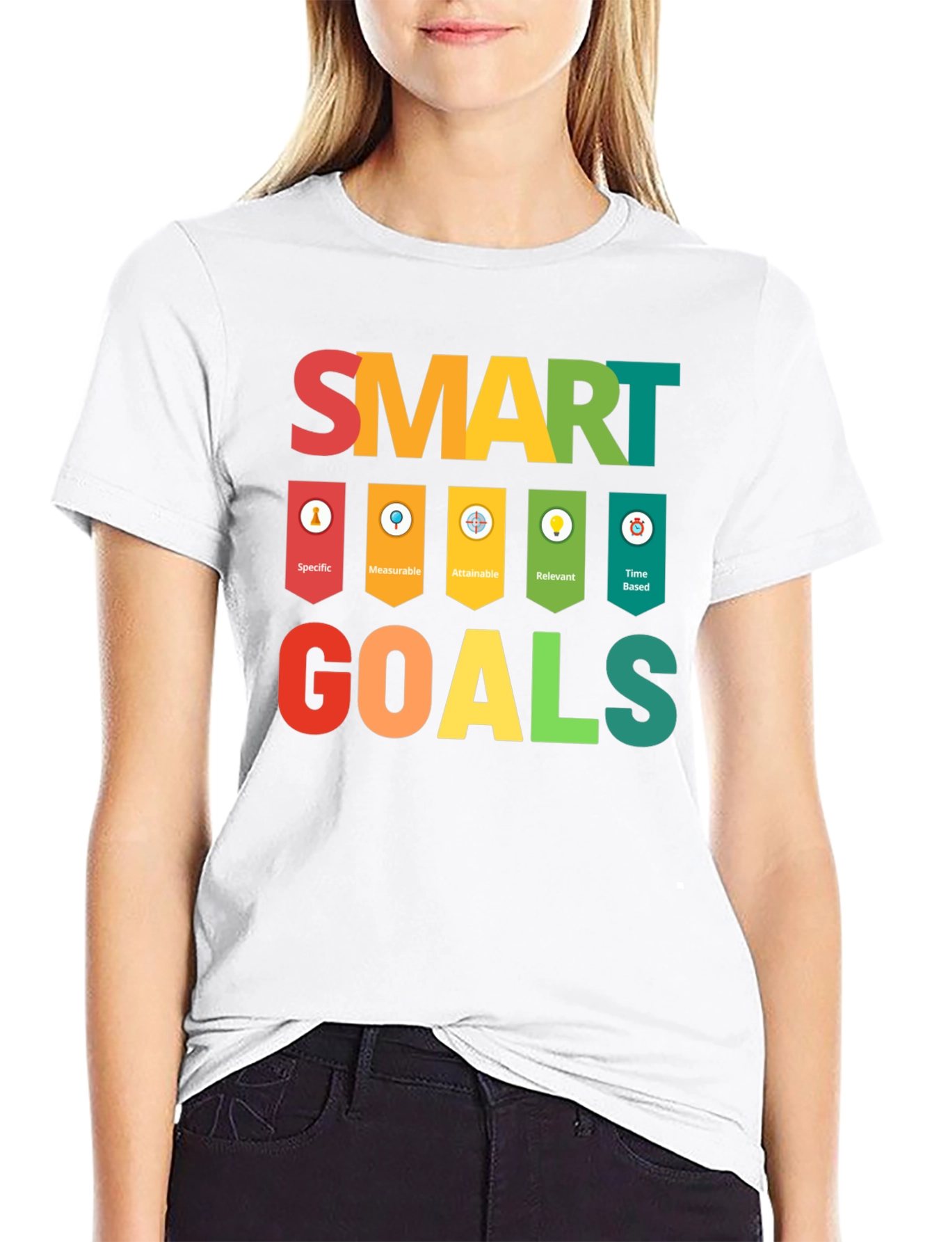 SMART Goals T-Shirt - Motivational Business Tee