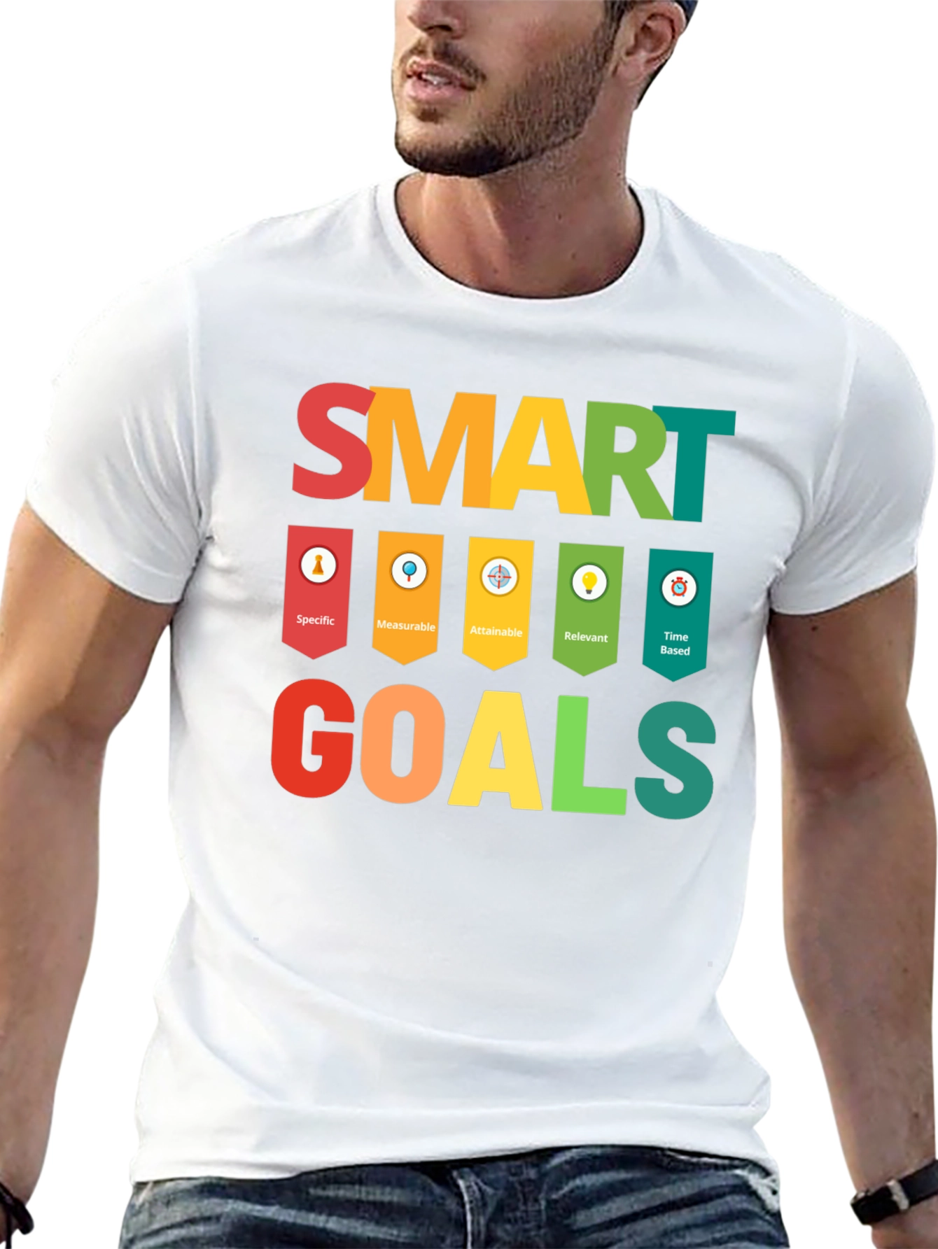 SMART Goals T-Shirt - Motivational Business Tee