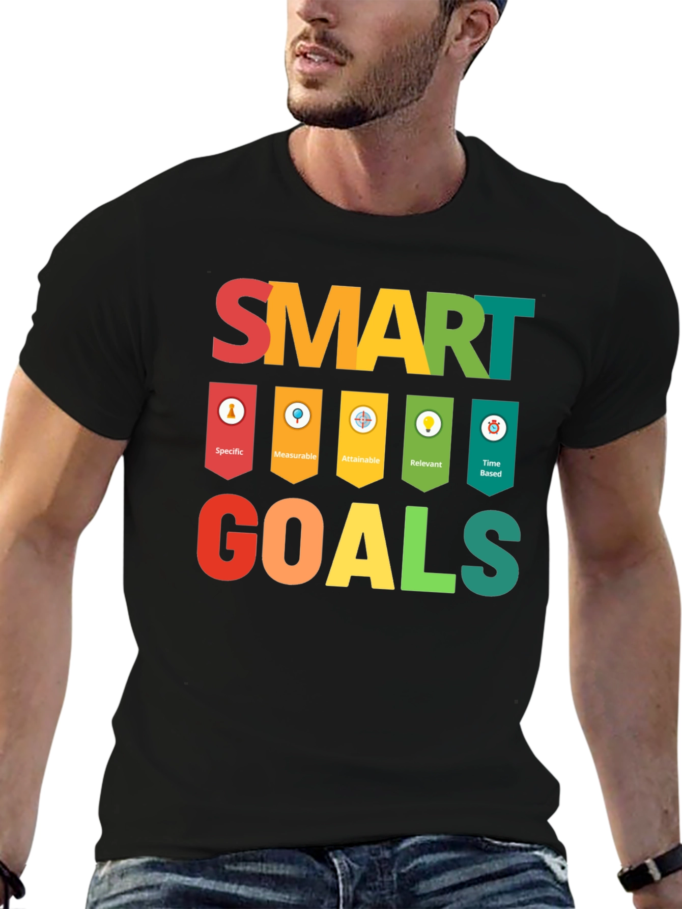 SMART Goals T-Shirt - Motivational Business Tee