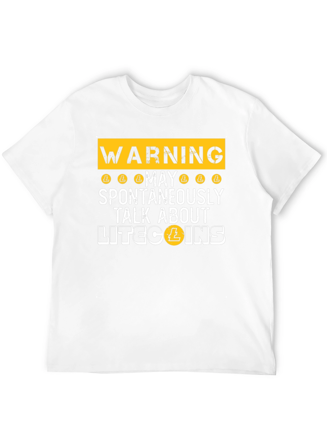 Warning Litecoin Talk T-Shirt