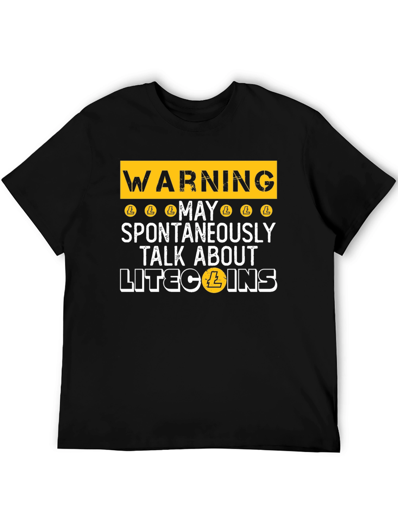 Warning Litecoin Talk T-Shirt