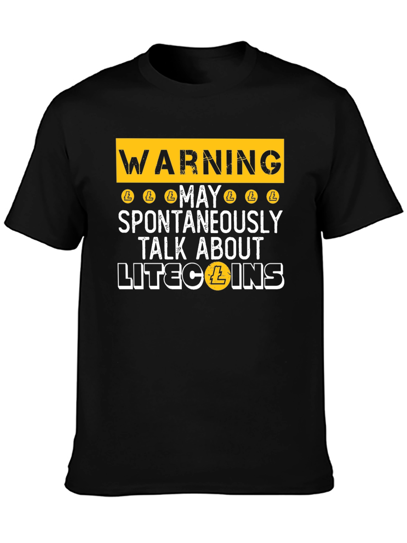 Warning Litecoin Talk T-Shirt