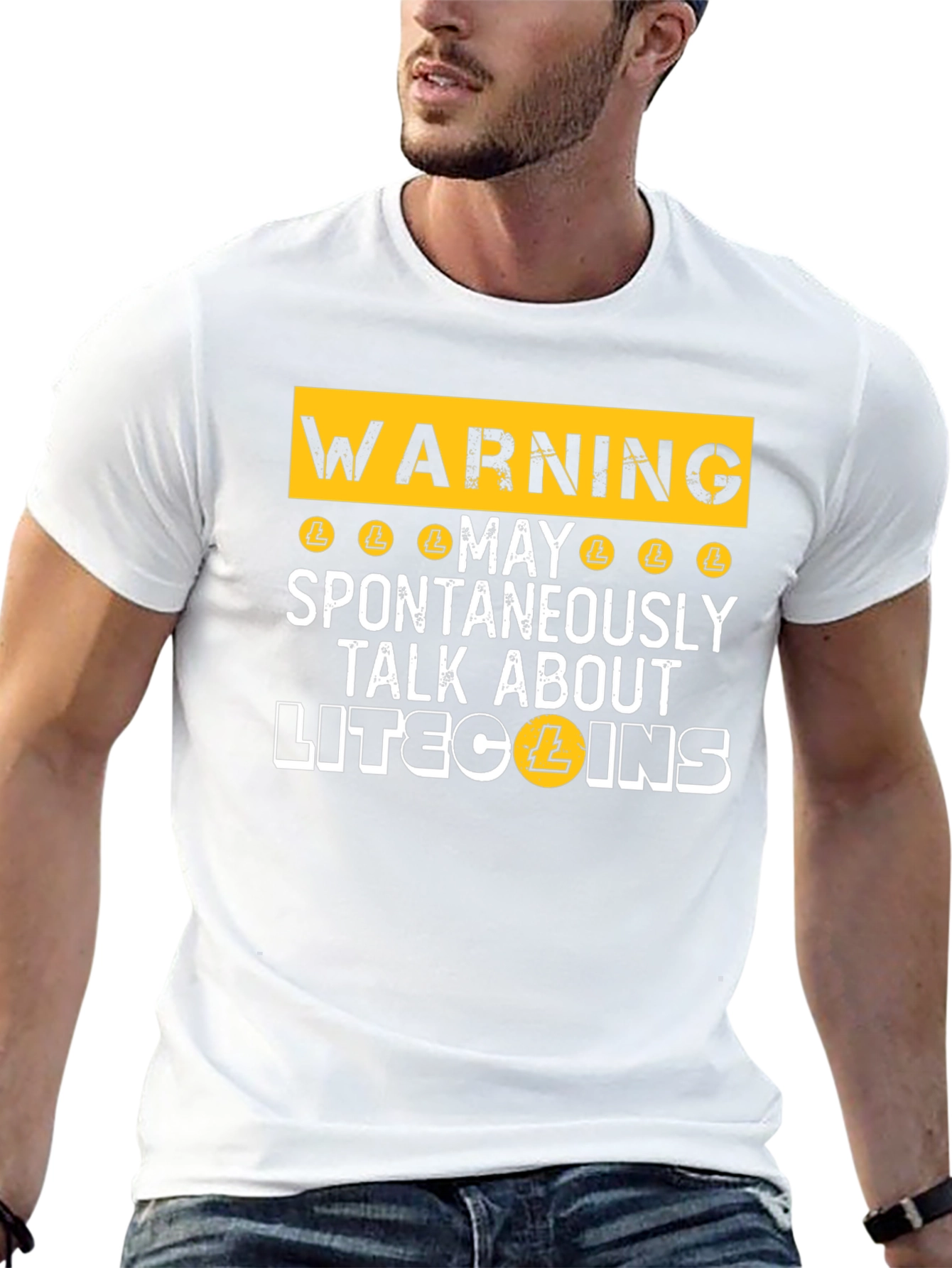 Warning Litecoin Talk T-Shirt