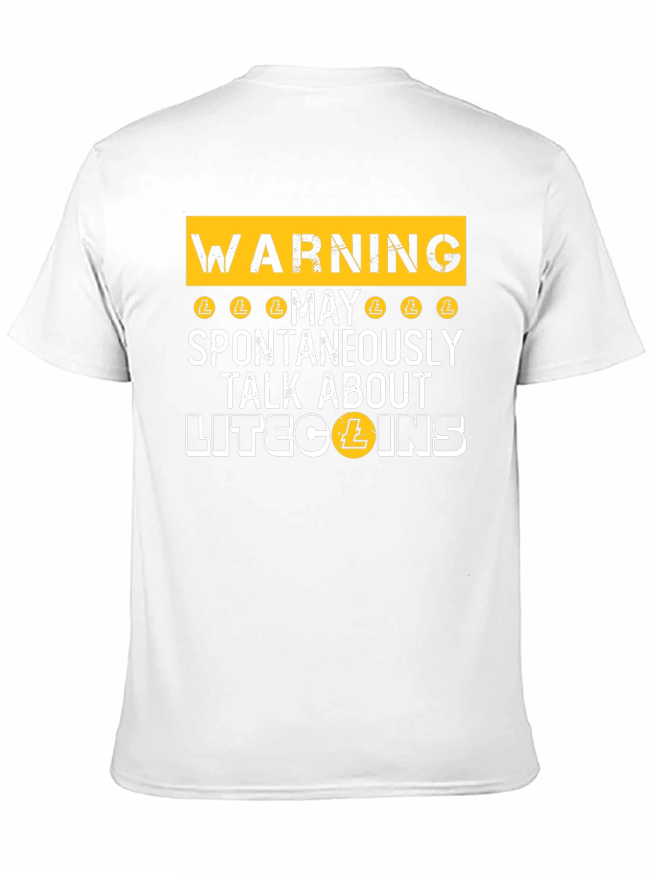 Warning Litecoin Talk T-Shirt