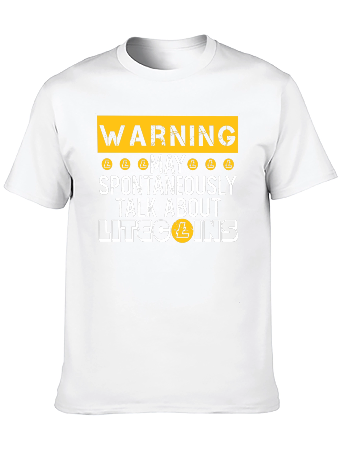 Warning Litecoin Talk T-Shirt