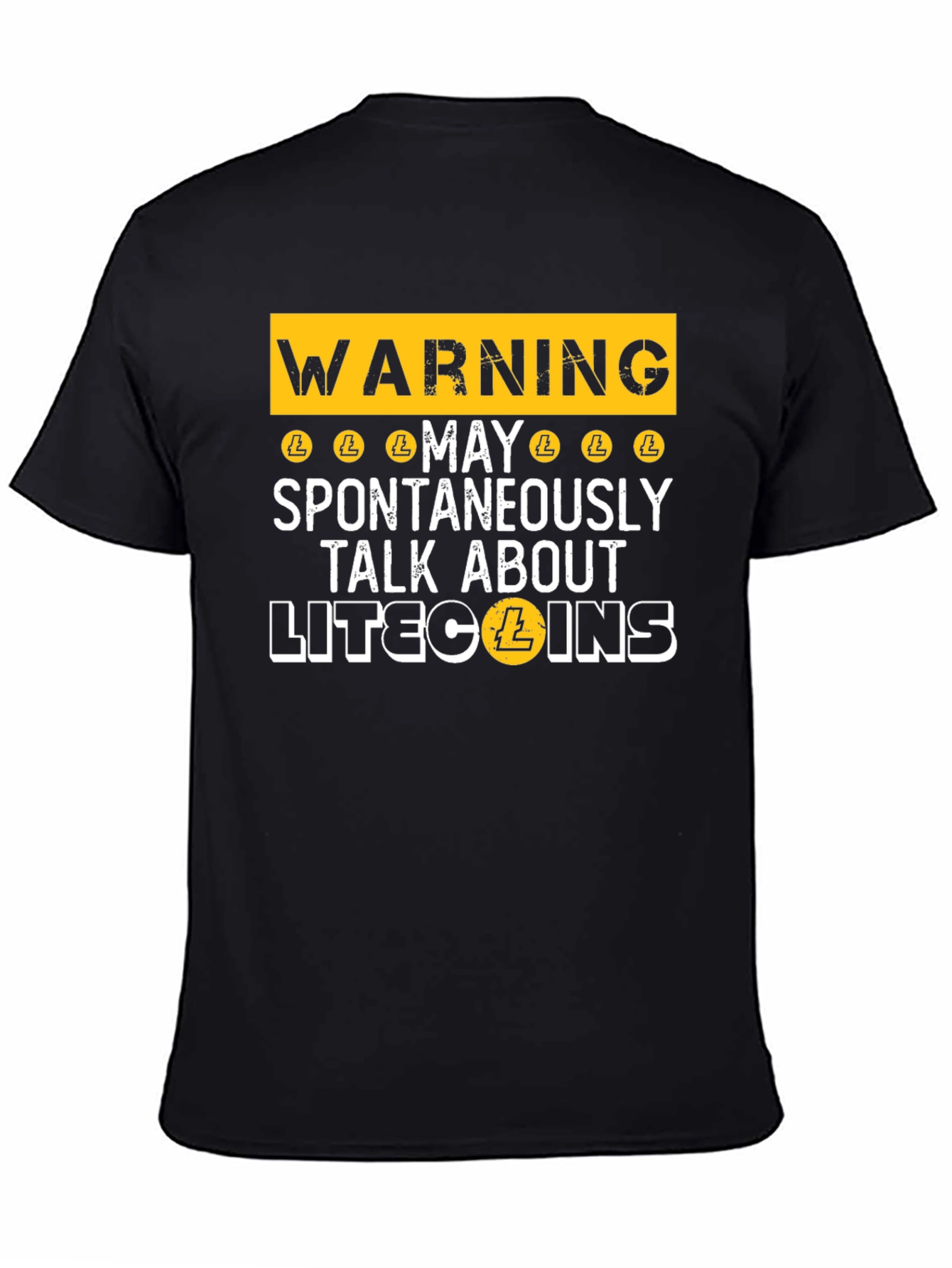 Warning Litecoin Talk T-Shirt