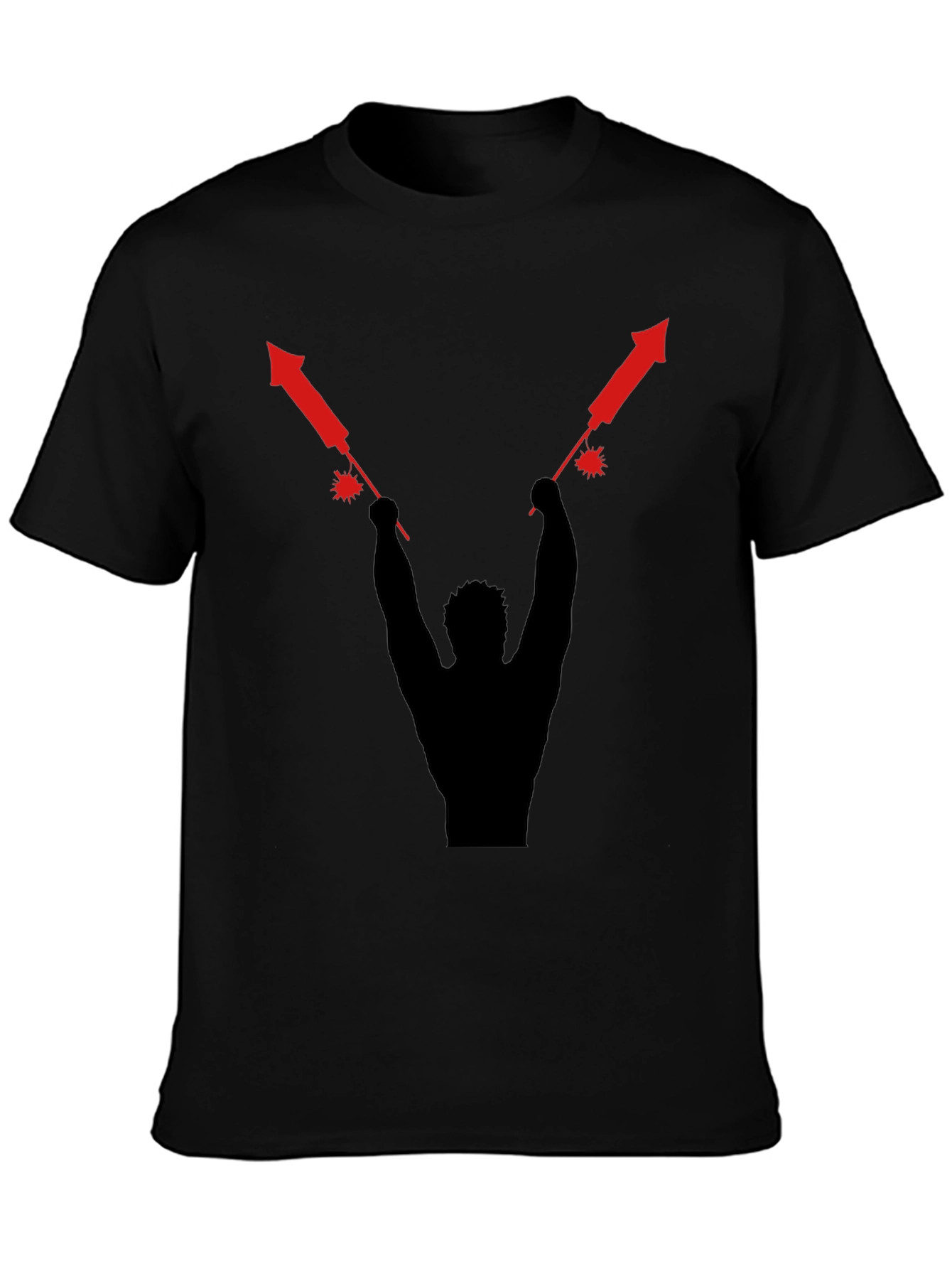 Firecracker Silhouette Graphic Tee