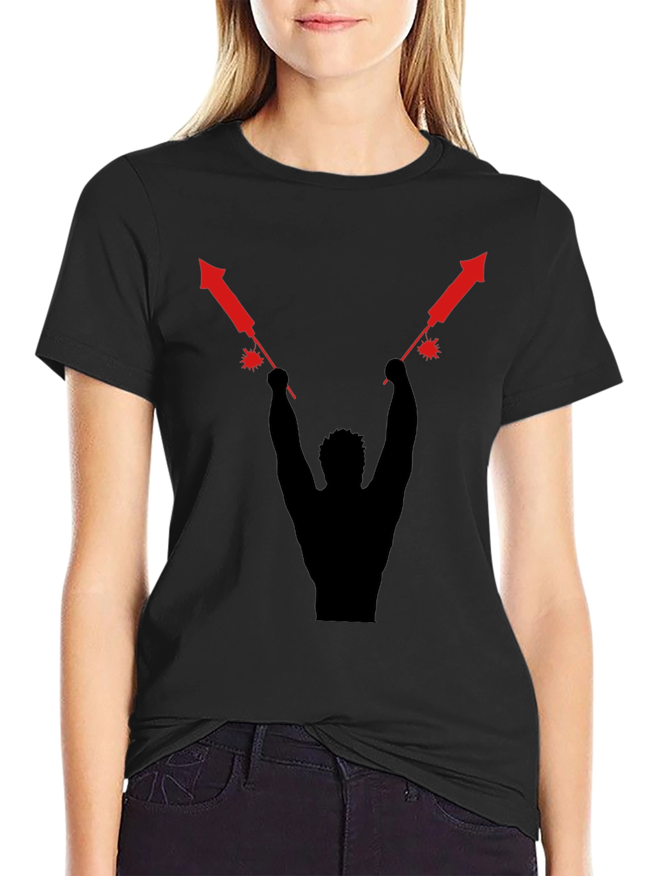Firecracker Silhouette Graphic Tee